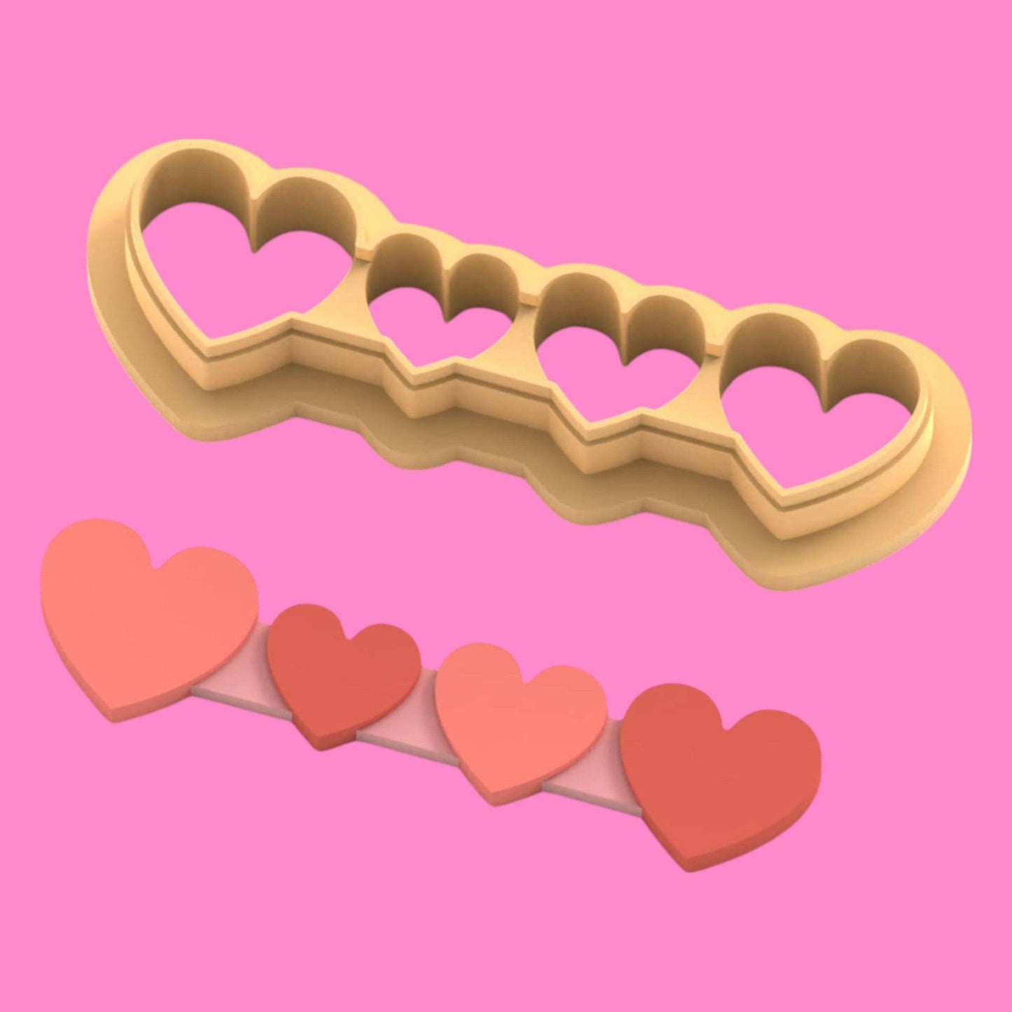 Heart Clay Cutter - Polymer clay Tools -Jewellery Tools-Earring Clay Cutters,Clay Earring Cutters,Most Unique Design. Cookie Cutter.