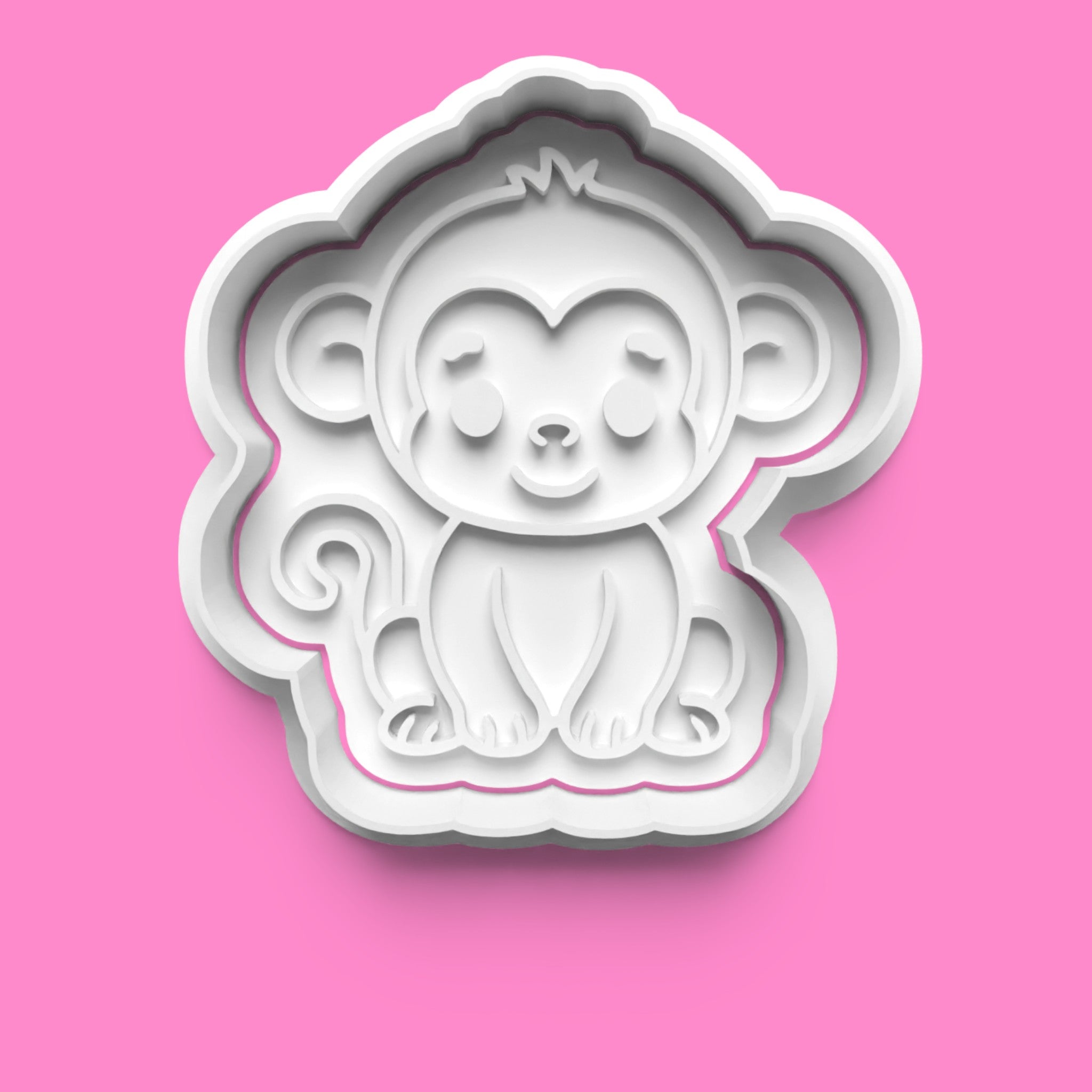Safari Babies Cookie Cutter Set - Lion, Monkey, Giraffe & Elephant