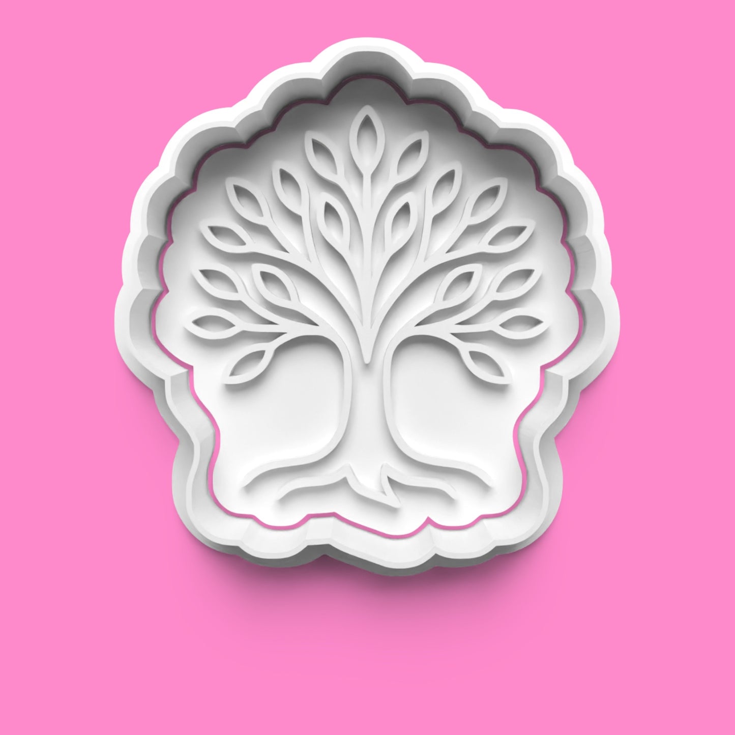 Nature & Forest Landscape Cookie Cutter Set - Whimsical Mountains, Tree of Life, & Mushrooms (Set of 4)
