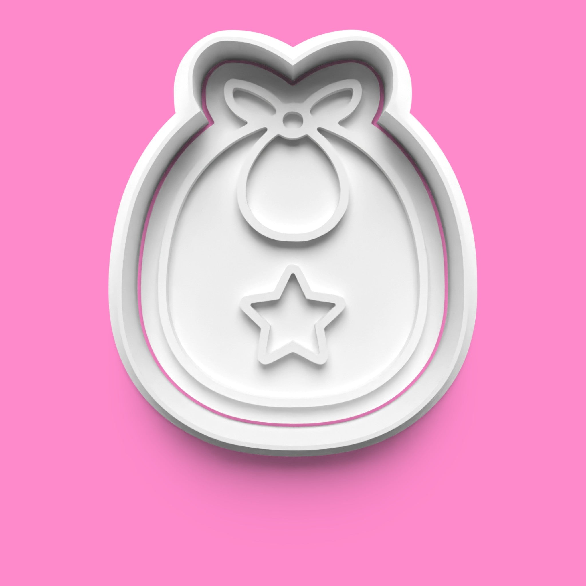 Baby Shower Cookie Cutter Set - 4-Piece Onesie, Bib, Hat, Pants