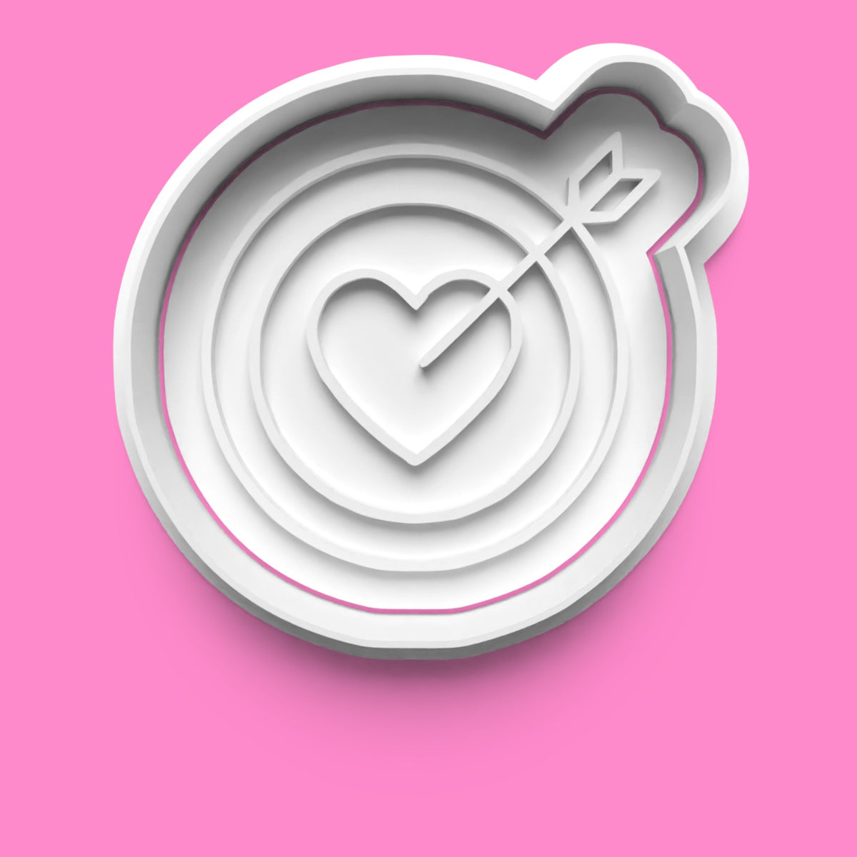 Romantic Love Cookie Cutter Set - 4-Piece Phone, Bear, Target & Padlock