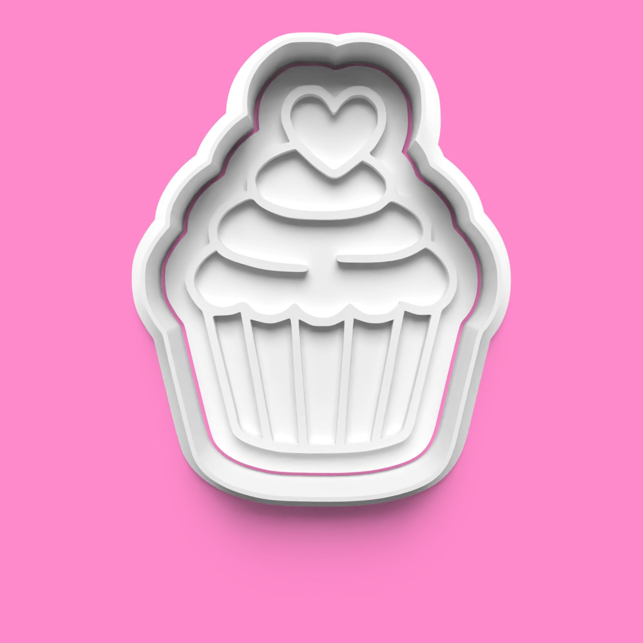 Romantic Baking Cookie Cutter Set - Bouquet, Cupcake, Scroll & Calendar 1050