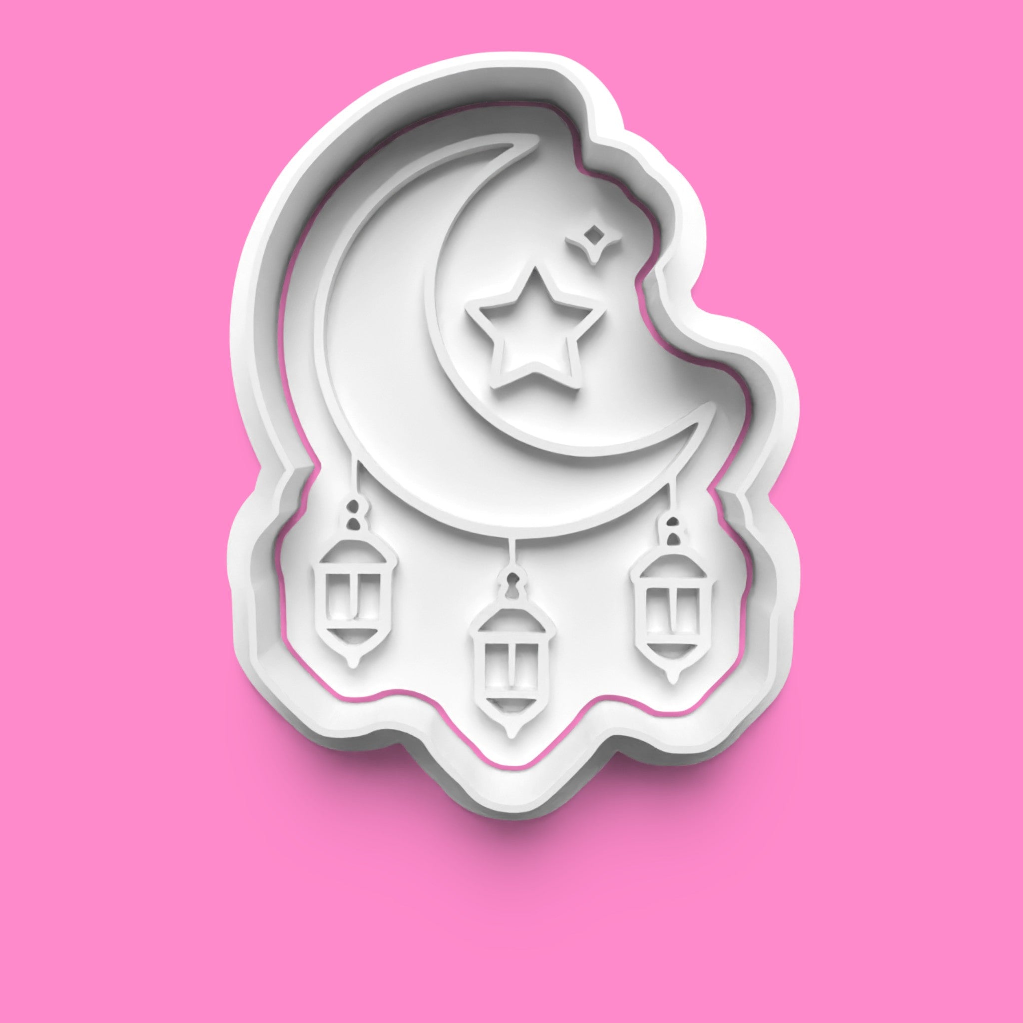 Ramadan & Eid Cookie Cutter Set - Crescent Moon, Lantern & Tea Designs - Multiple Sizes