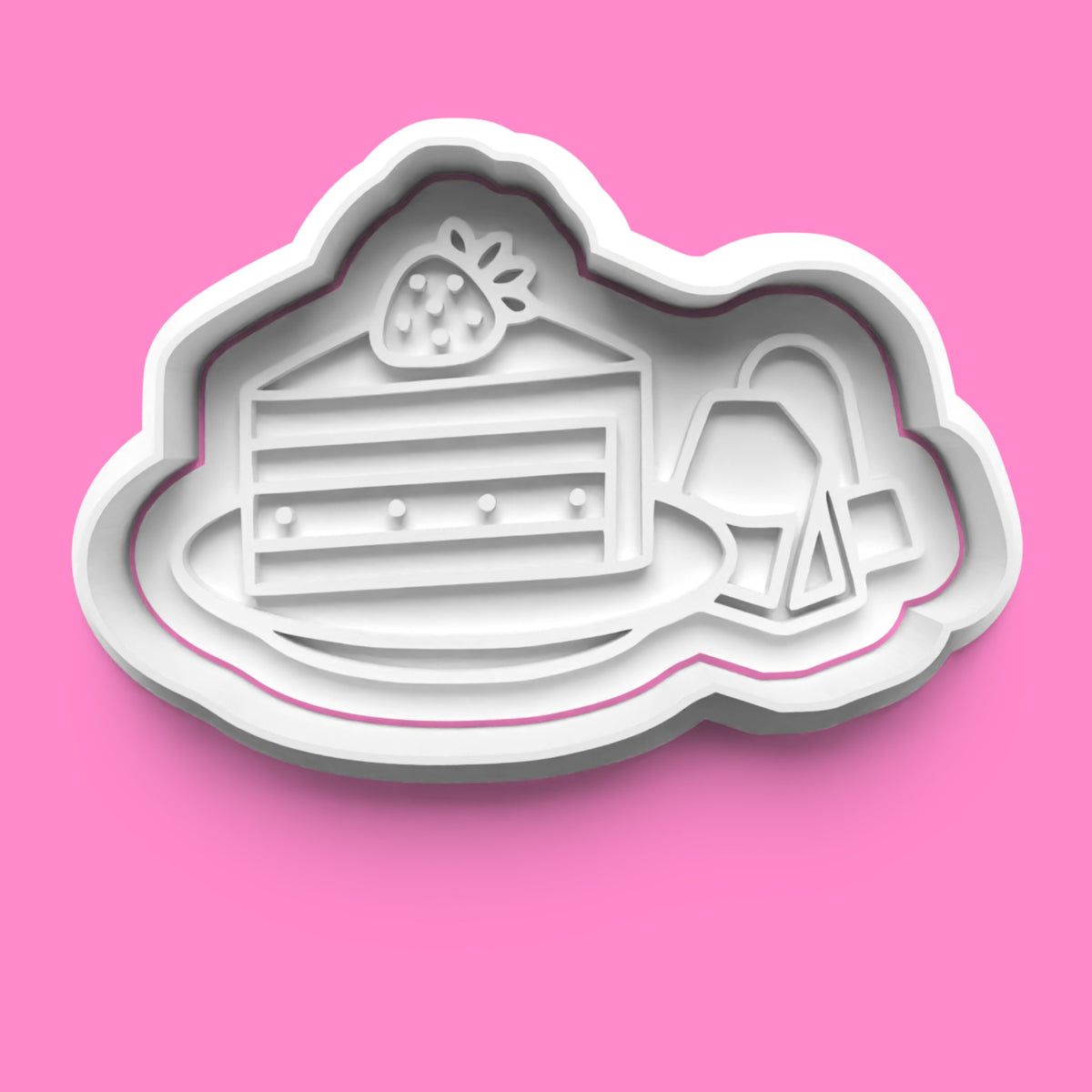 Afternoon Tea Party Cookie Cutter Set - Teapot, Teacup, Cake, and Tiered Stand