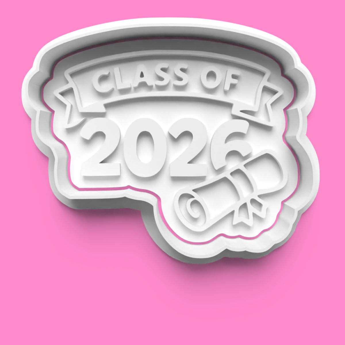 Class of 2026 Graduation Cookie Cutter Set - Owl, Bear, and Cap 4-Piece Bundle