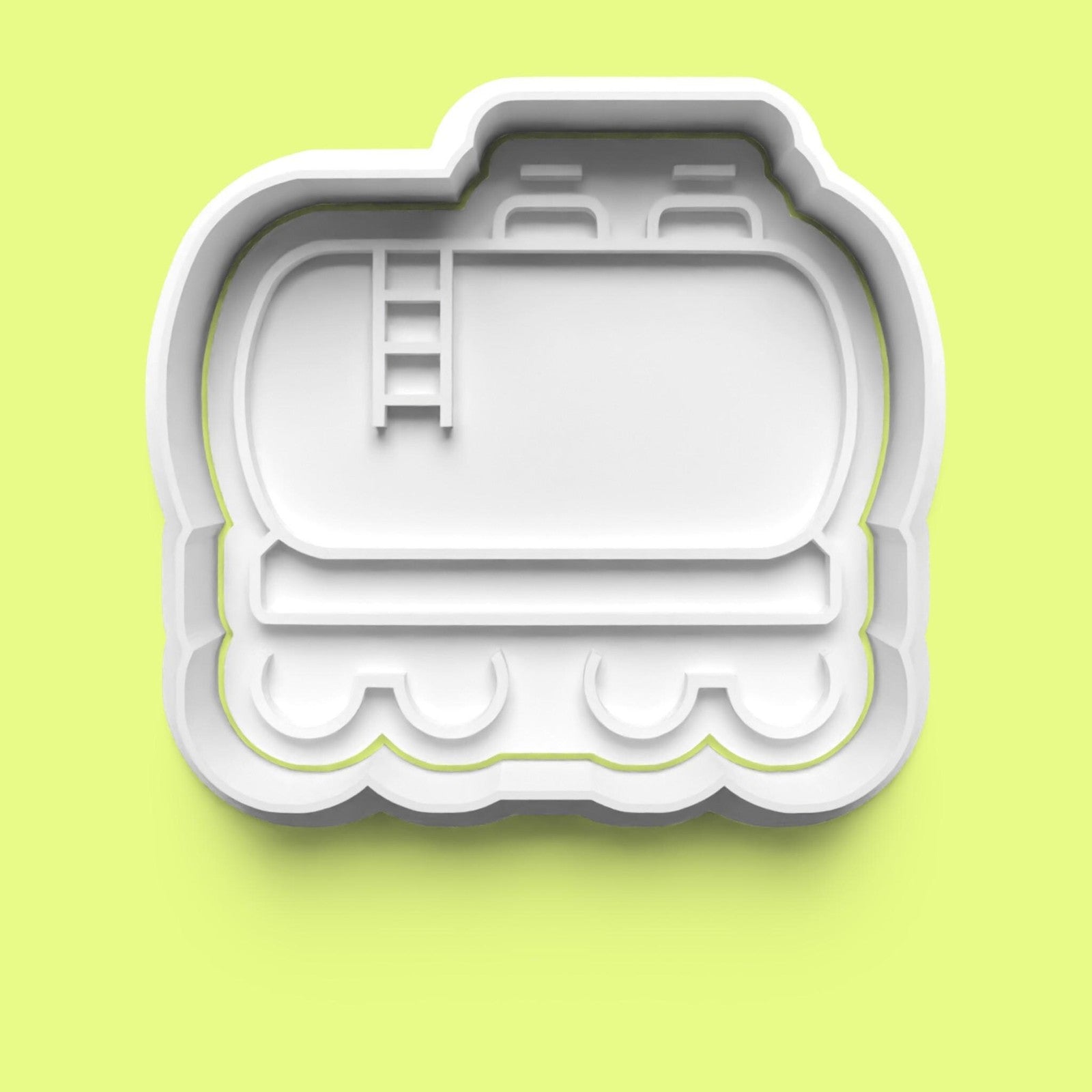Steam Train & Carriage Cookie Cutter Set | 3D Printed Train Cookie Cutters | Fo