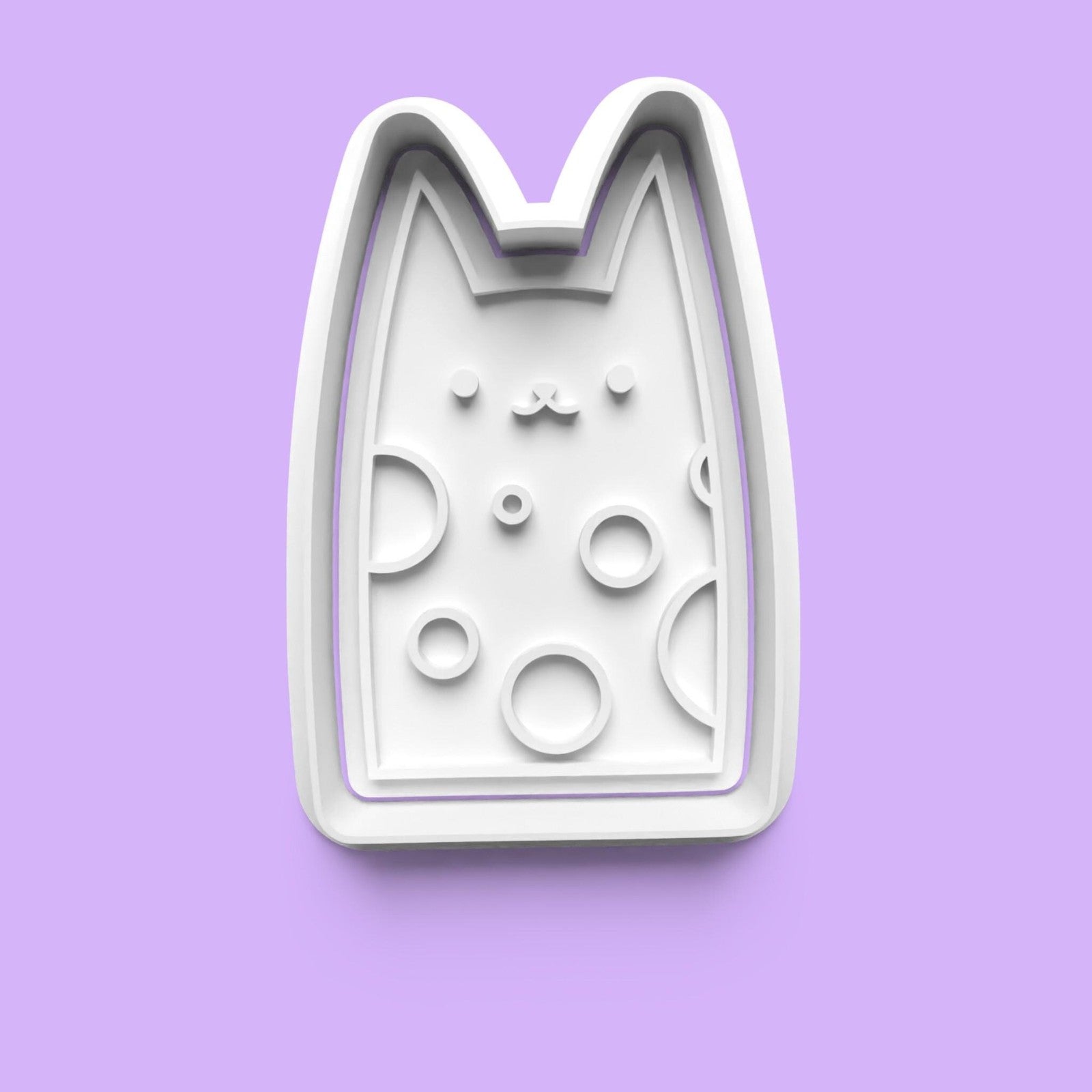 Squishy Cats Cookie Cutter Set | 3D Printed Chubby Cat Cookie Cutters | Food-Sa