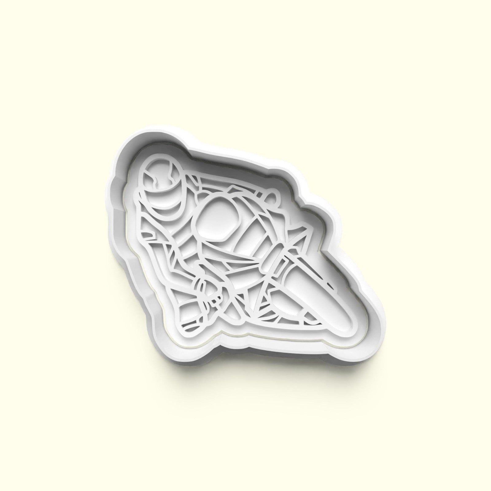 Moto GP Superbikes Cookie Cutter and Embosser Stamp Set. Handmade gift item.