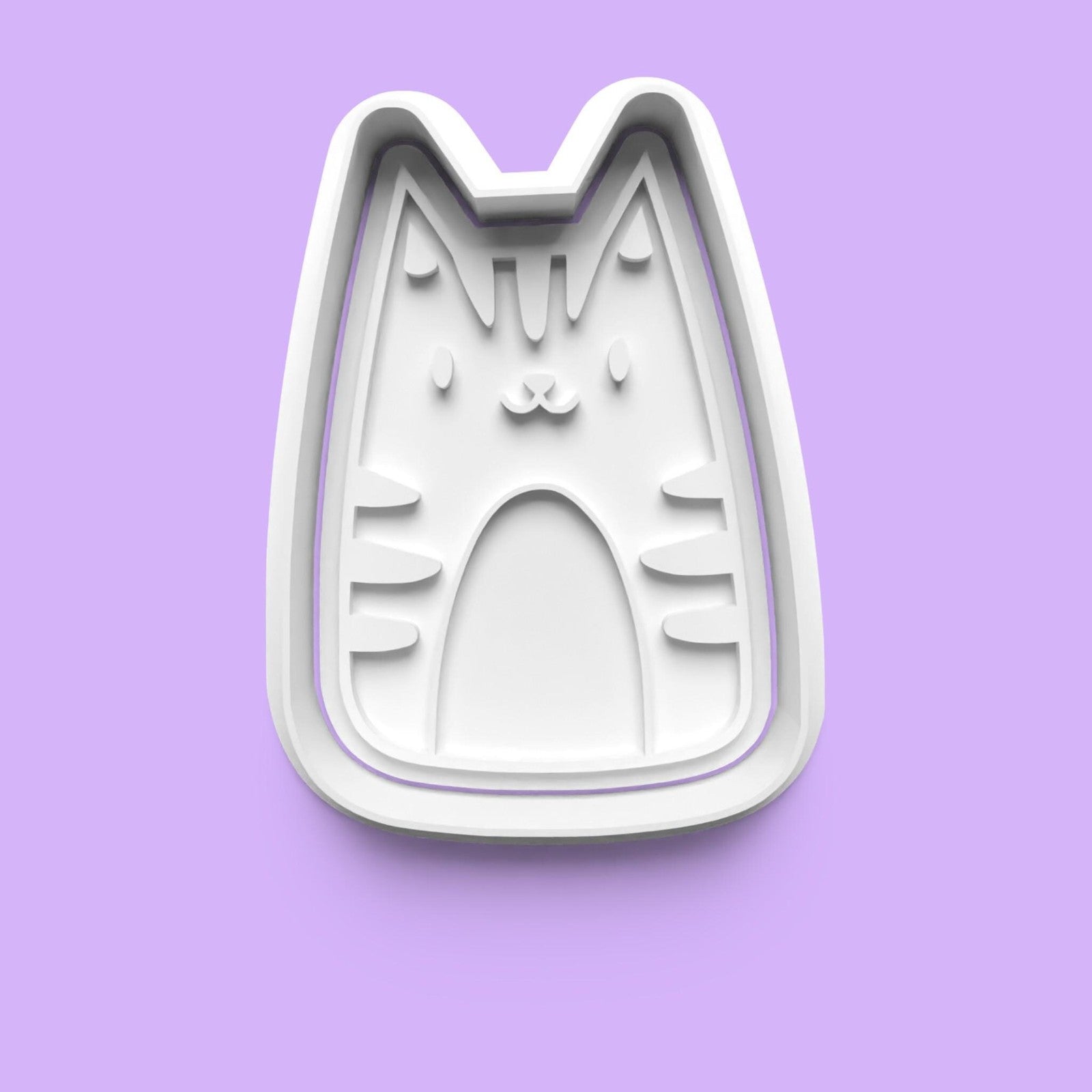 Squishy Cats Cookie Cutter Set | 3D Printed Chubby Cat Cookie Cutters | Food-Sa