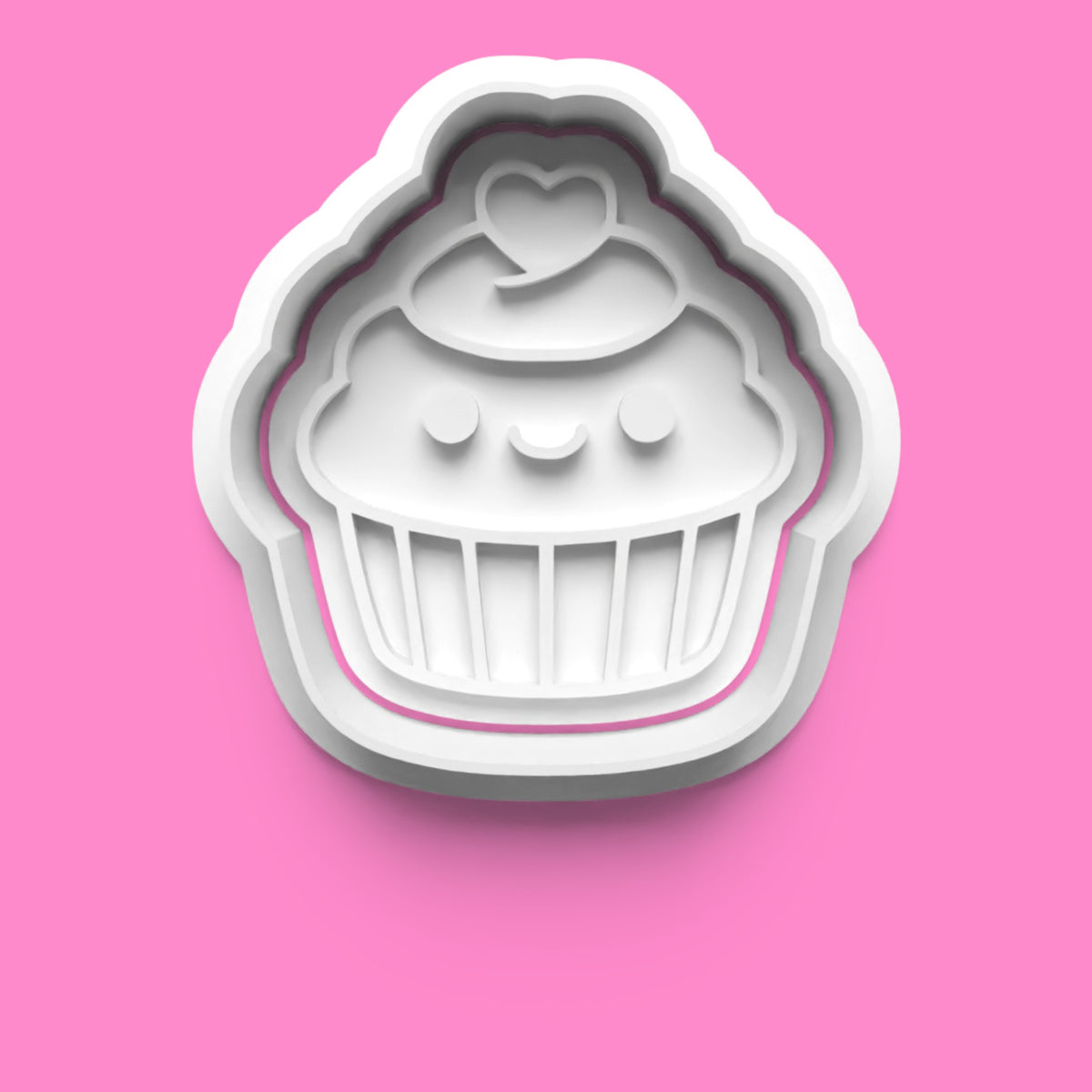 Mega Kawaii Mini Cookie Cutter & Stamp Set | 18-Piece Cute Cartoon Animals, Treats & Nature Shapes | 6cm