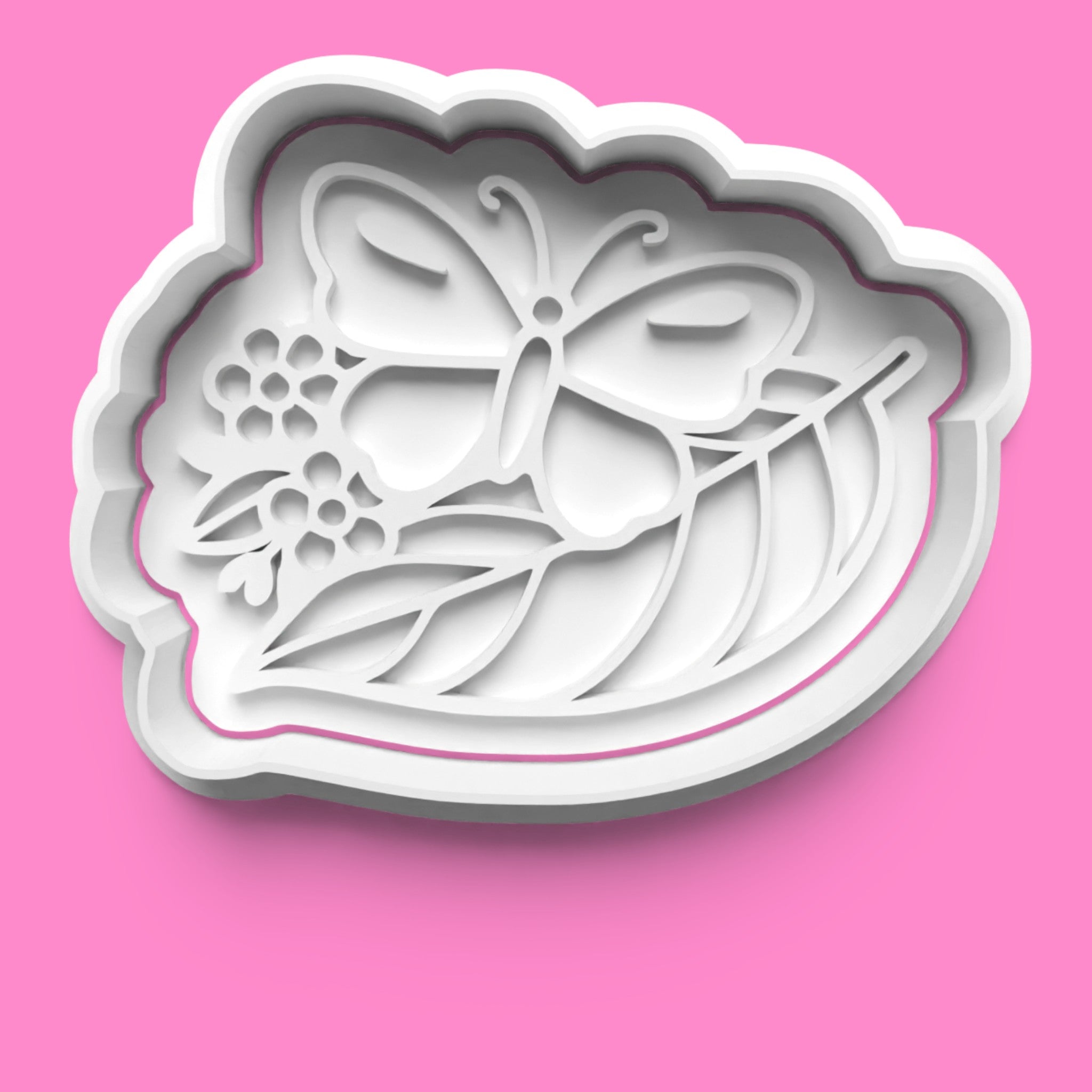 Botanical Greenhouse Garden Cookie Cutter & Stamp Set | Greenhouse, Hydrangea, Ladybird & Butterfly Designs | 7cm - 10cm