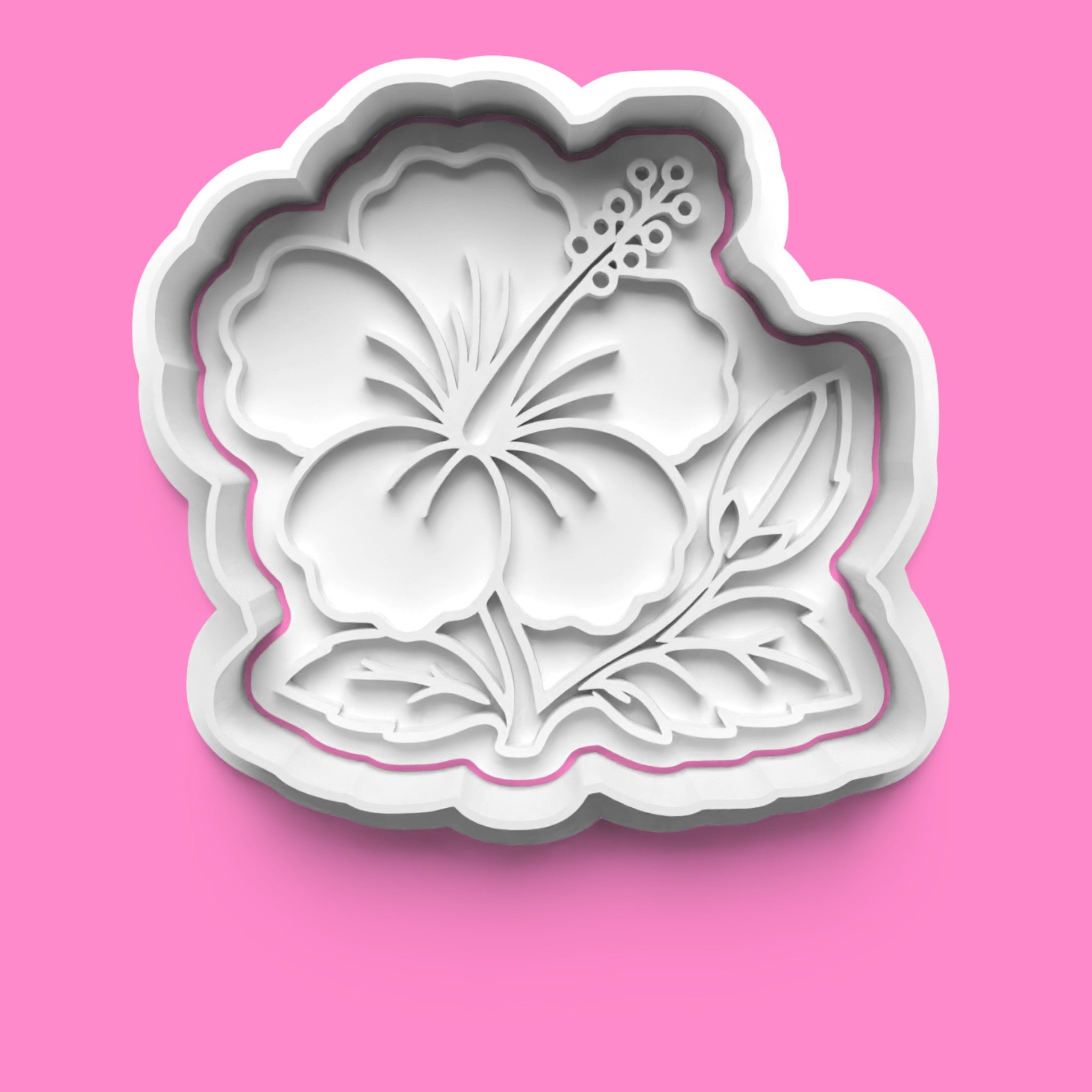 Premium Garden Blooms Cookie Cutter & Stamp Set | Rose, Peony, Hibiscus & Tiger Lily Designs | 7cm - 10cm