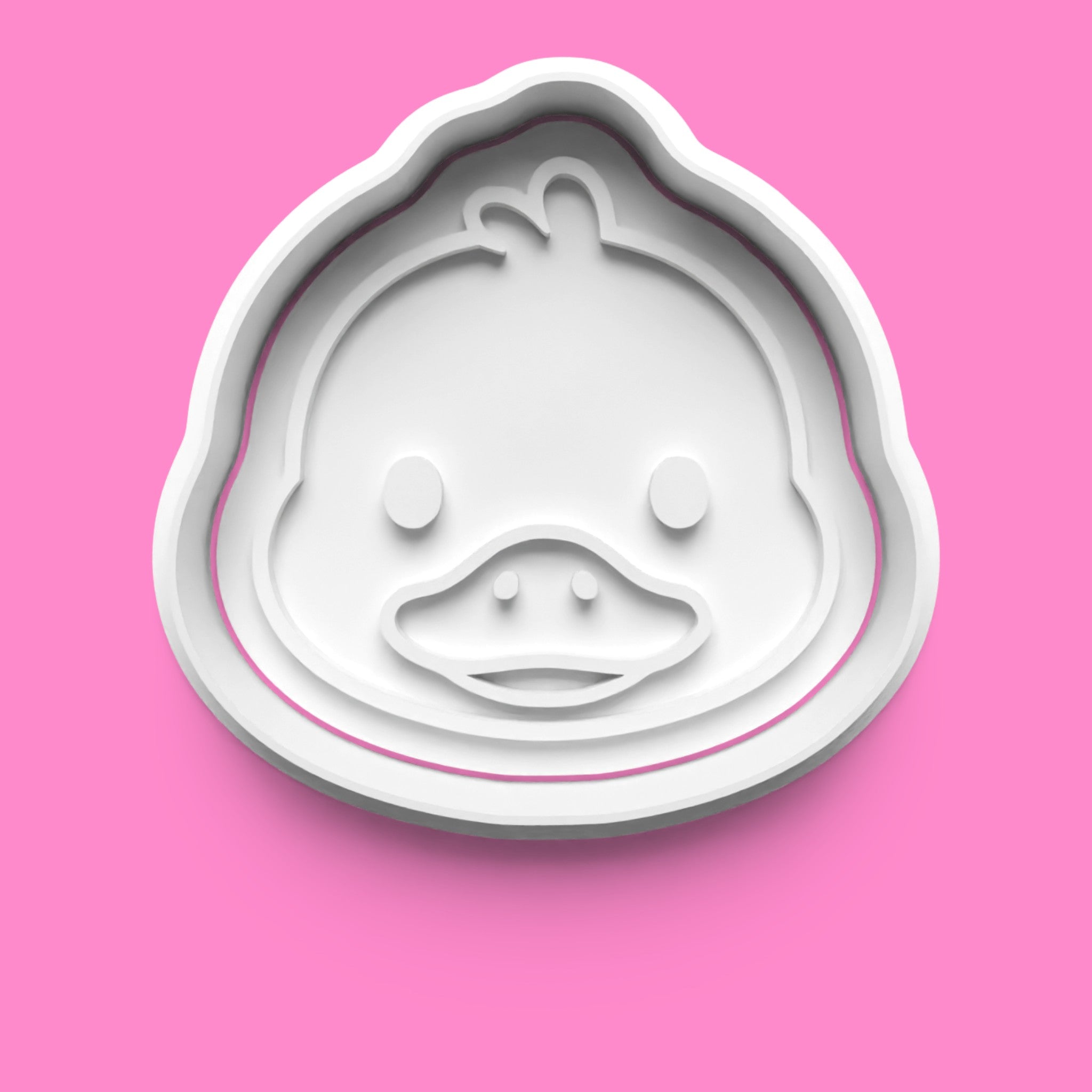 Cute Duck Cookie Cutter & Embosser Set – Duckling Set of 4, 3 Sizes (Easter & Baby Shower)