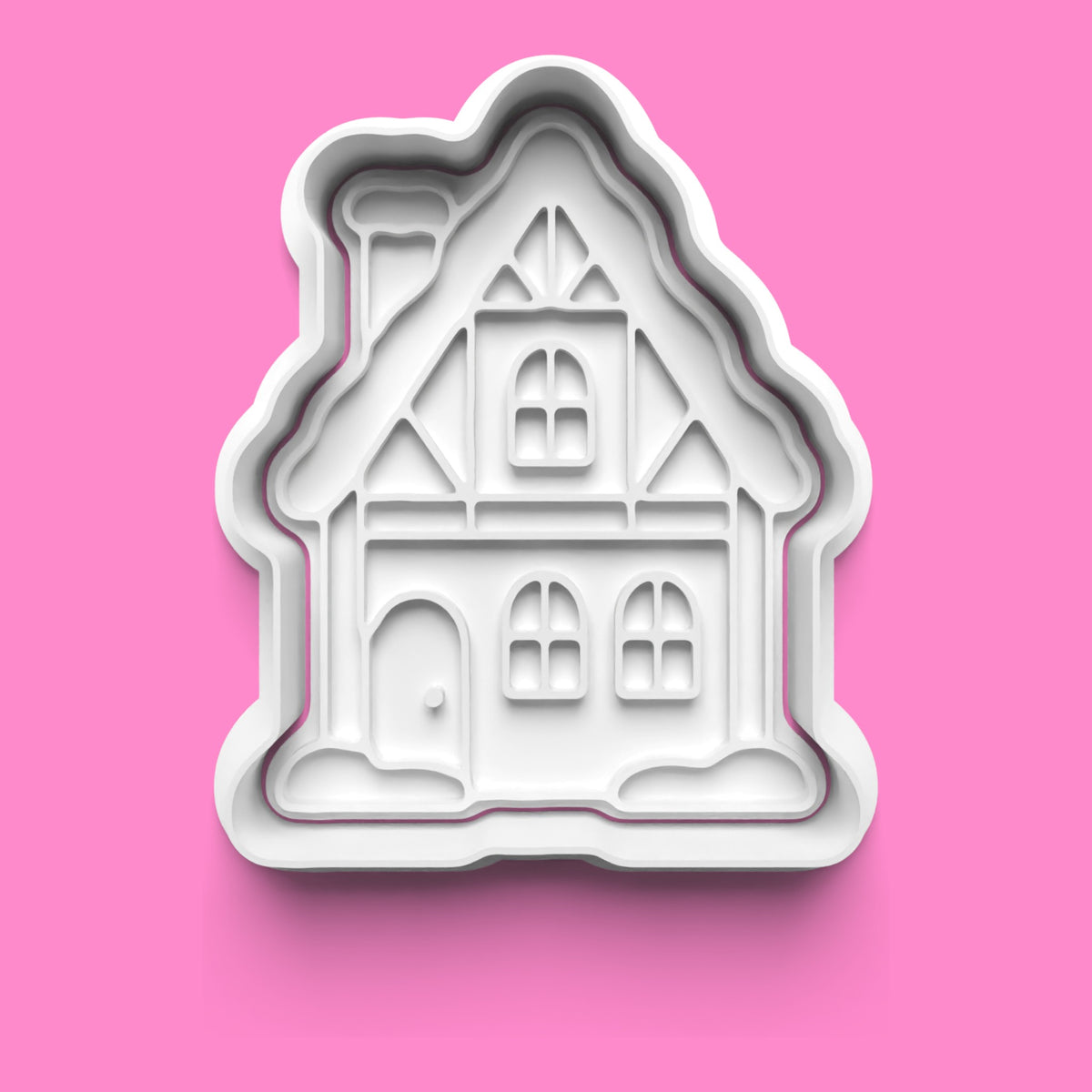 Christmas Market Village Cookie Cutter & Embosser Set.