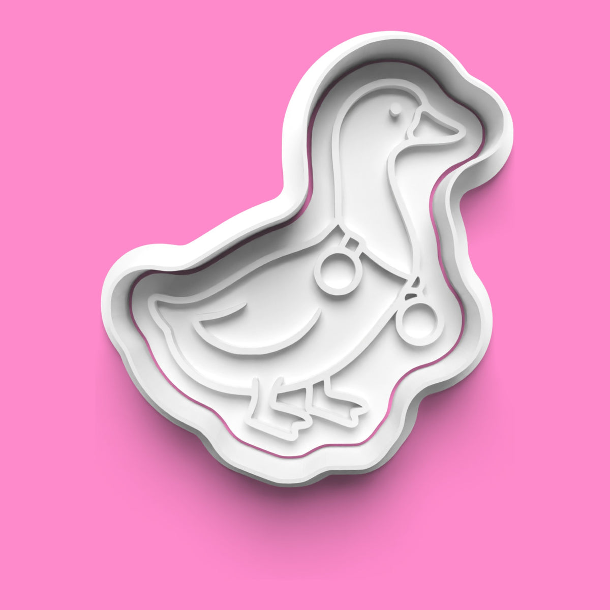Merry Goosemas Christmas Goose Cookie Cutter & Embosser Set