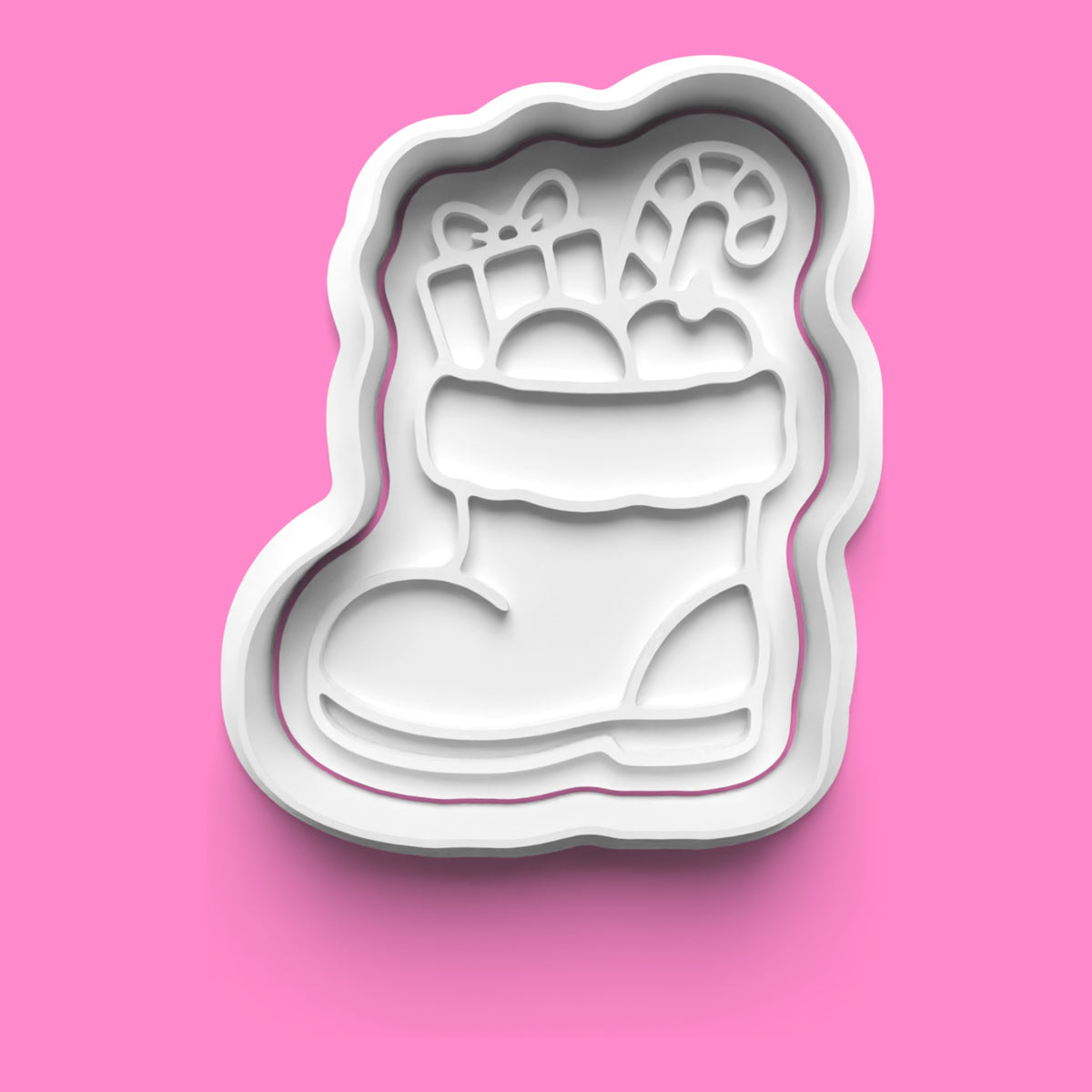 St Nicholas Christmas Cookie Cutter & Embosser Set of 4.