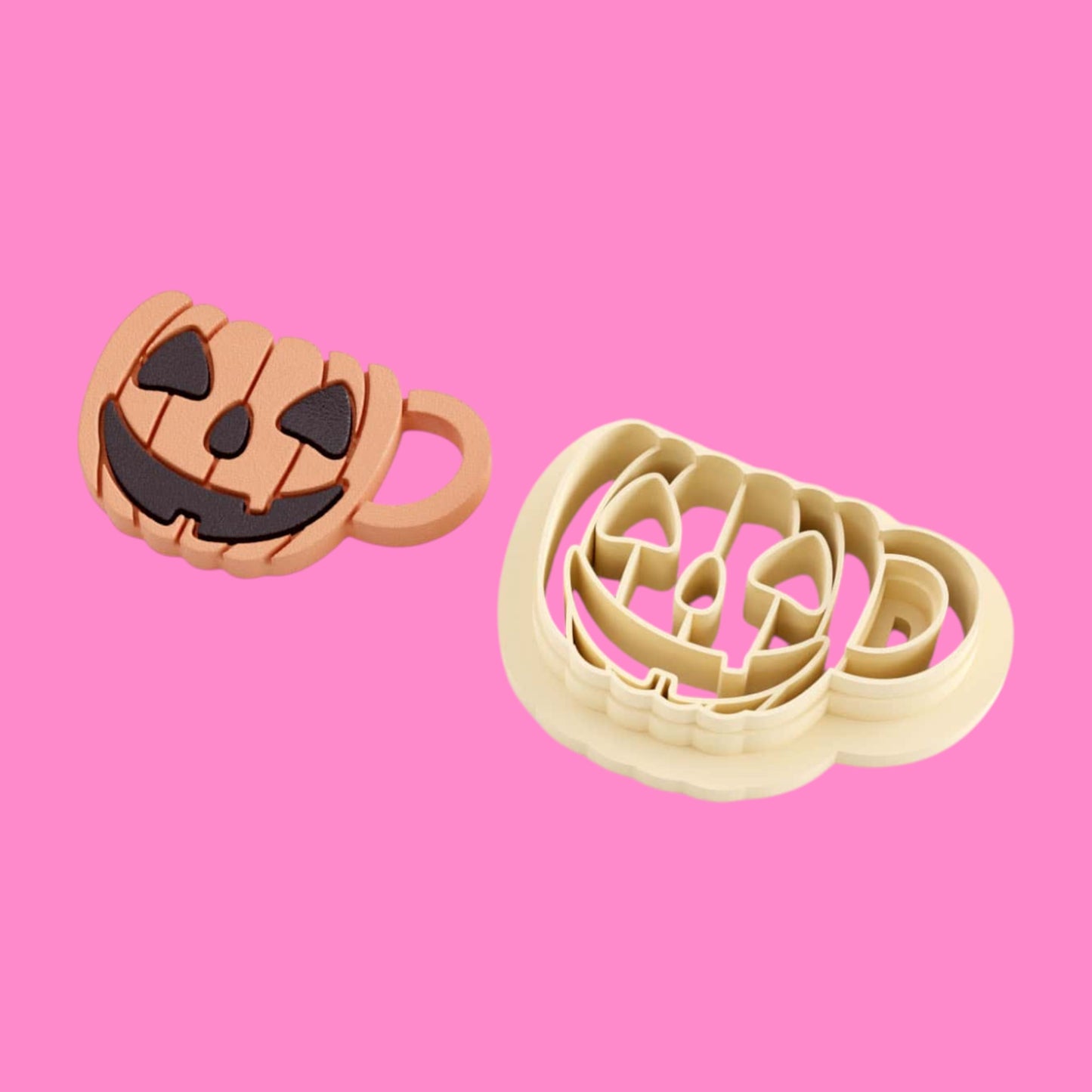 Pumpkin Mug Clay Cutter – Spooky Sips for Your Creations