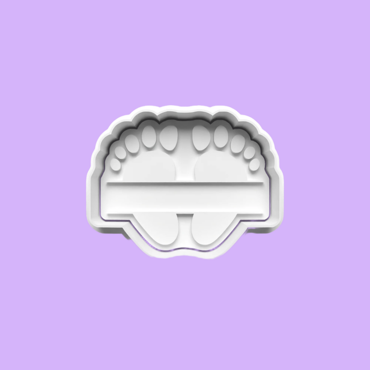 Baby Shower Embosser and Cookie Cutter Set – 4-Piece Baby-Themed Baking Tools.
