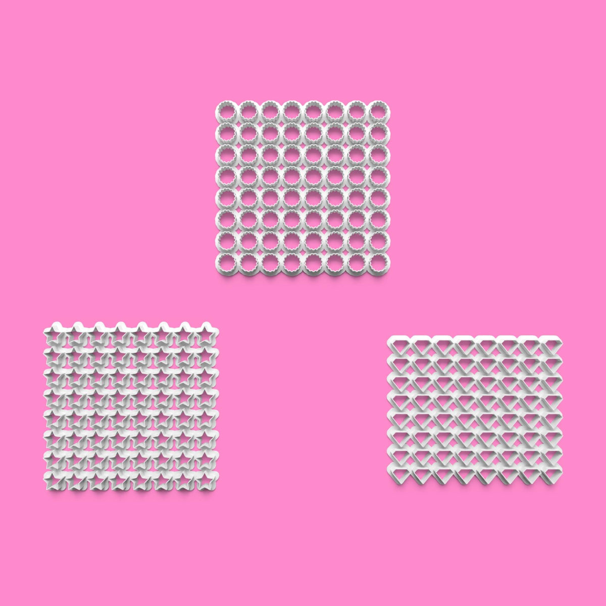 Mini Shape Multicutter Set – Available in 2cm to 6cm Sizes 🎉
