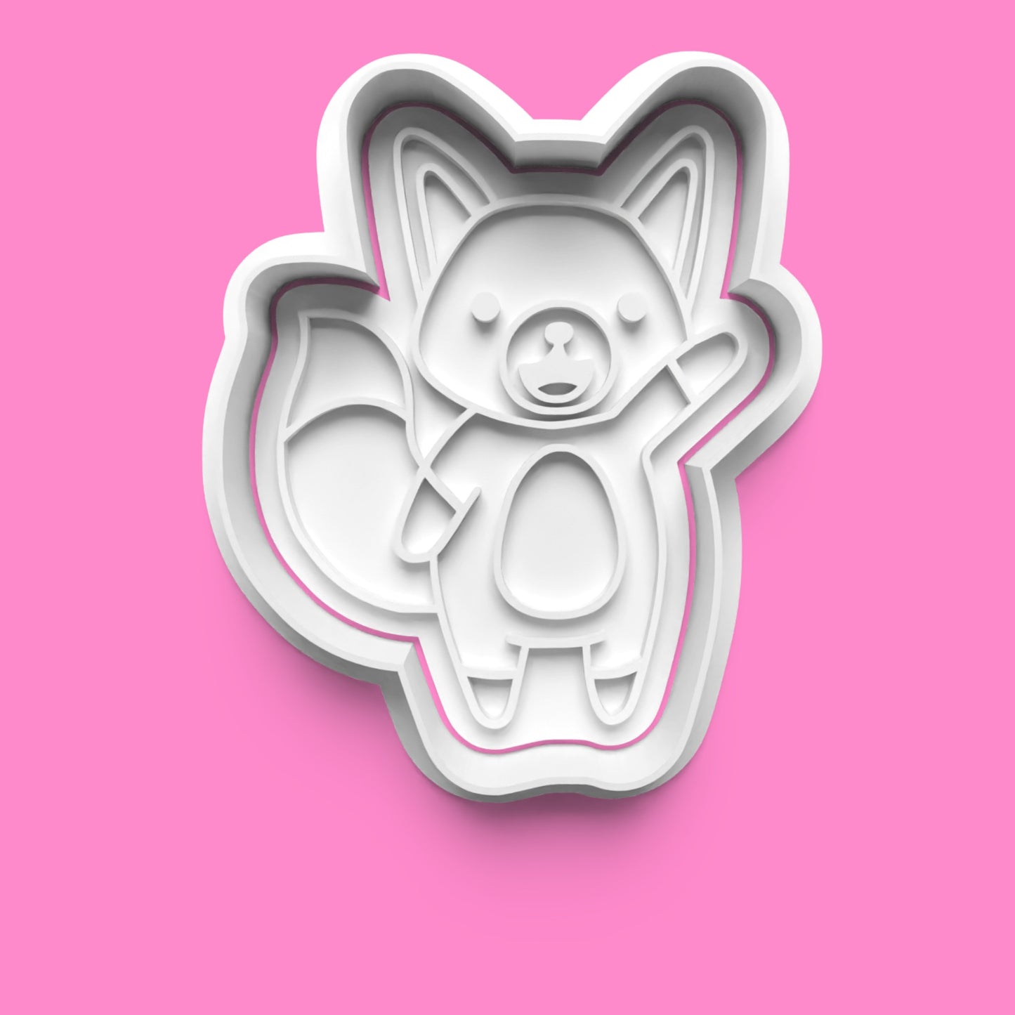 Kawaii Animal Cookie Cutters & Embossers – Fox, Bee, Bird & More