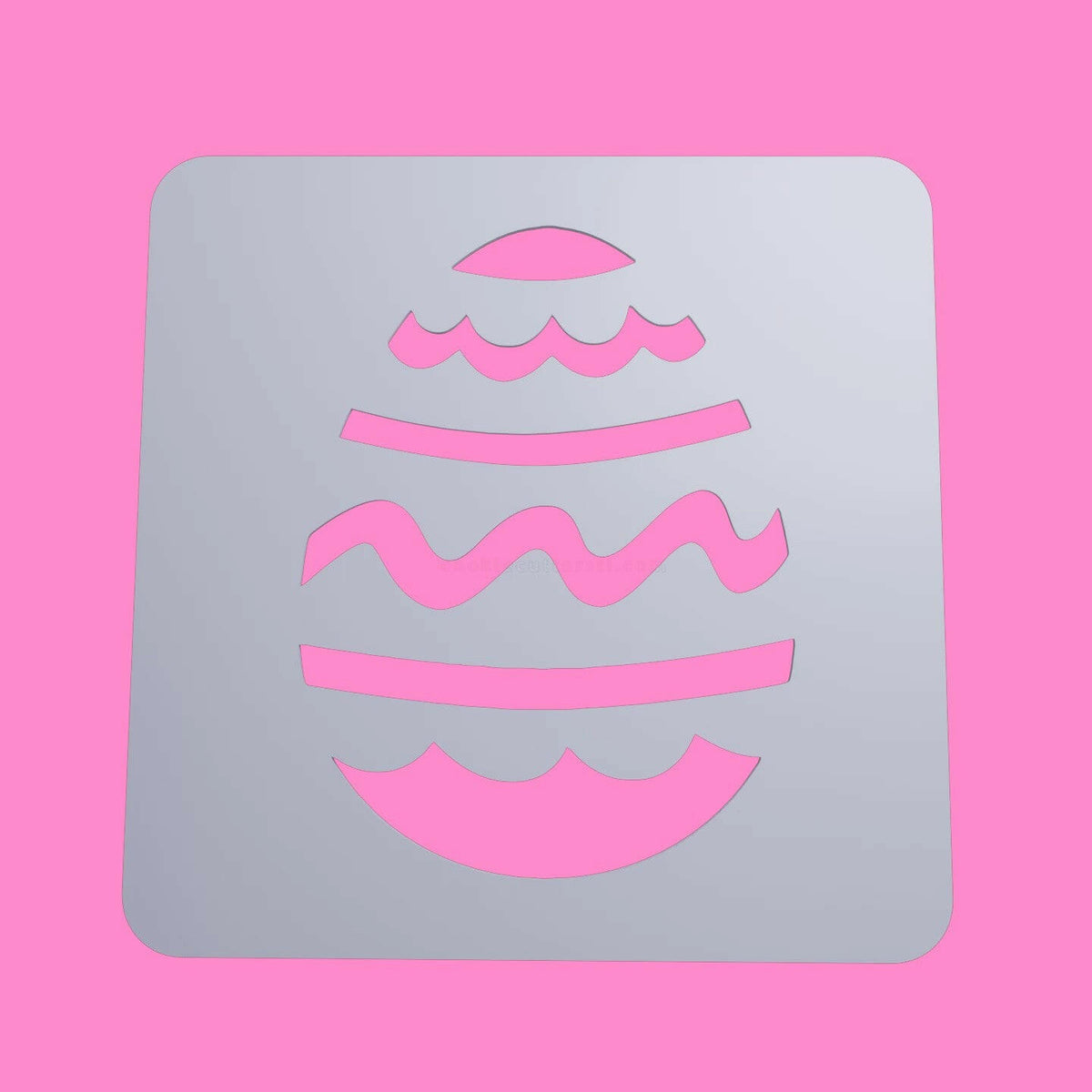 Easter Egg Stencil – Easter Cookie & Cake Decorating Sheet".