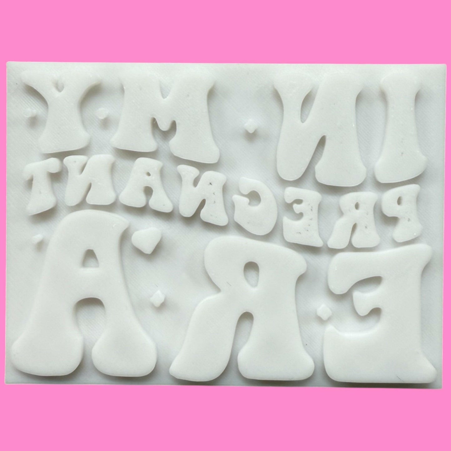 "In My Pregnant Era" Cookie Cutter & Stamp | Baby Shower & Bump Baking | PLA
