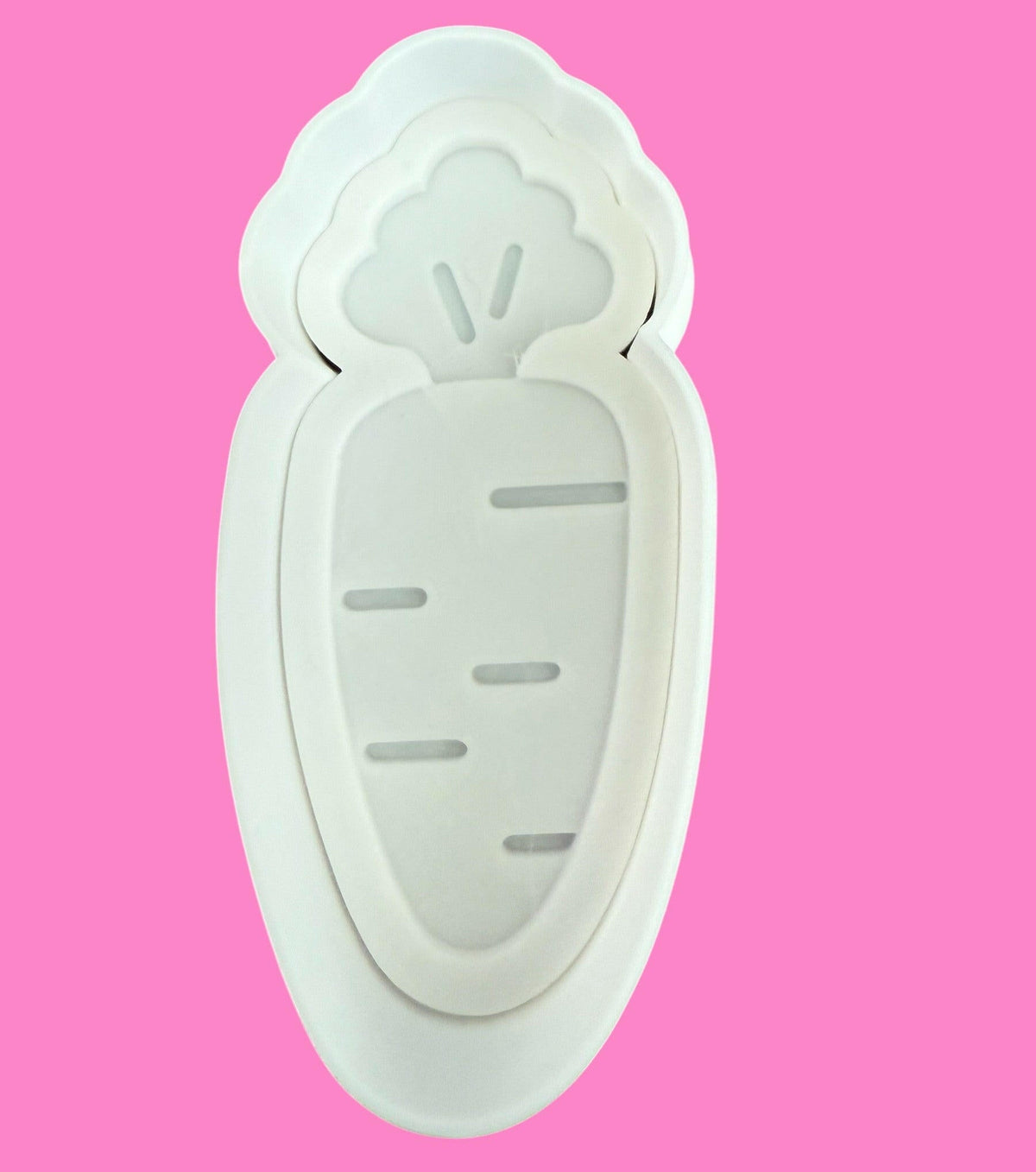 Carrot Multilayered Stamp and Cookie Cutter – Adorable Baking Tool.