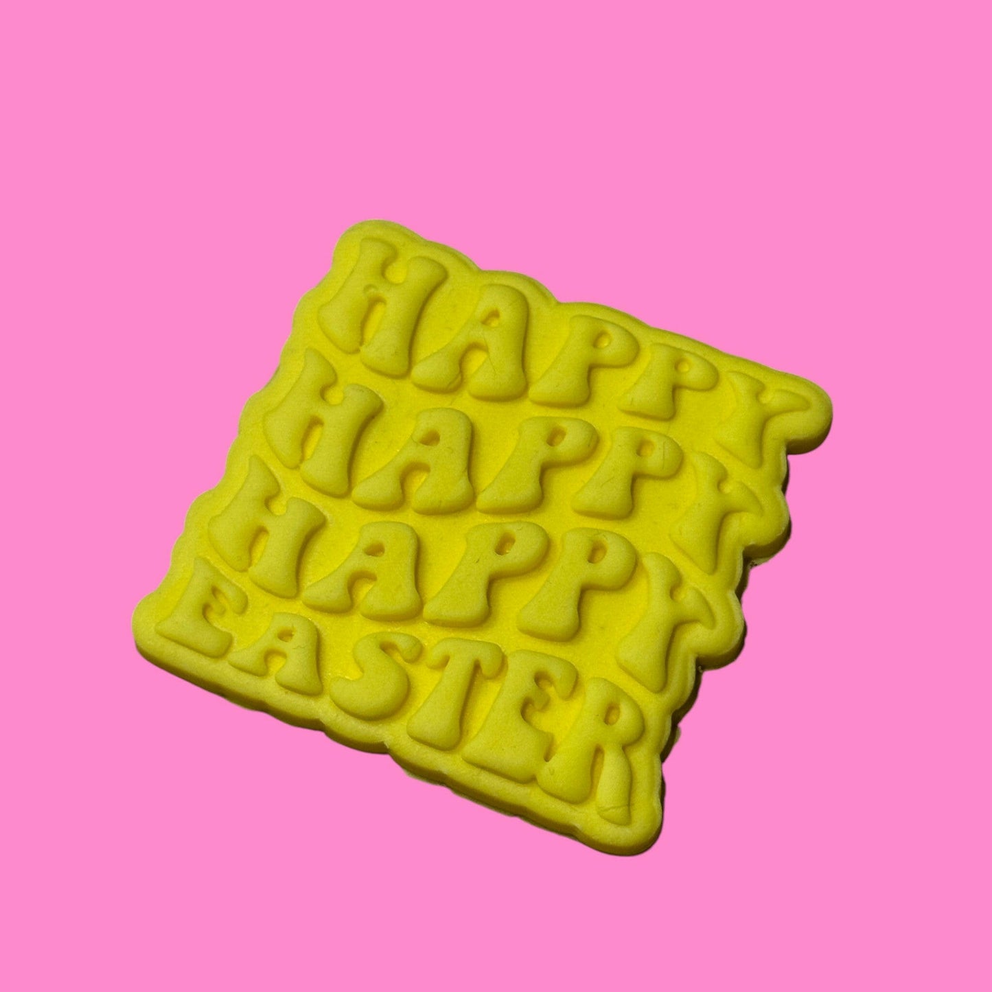 Happy Happy Happy Easter Wavy Font Cookie Cutter & Stamp | Spring & Holiday Baking | PLA (Copy).