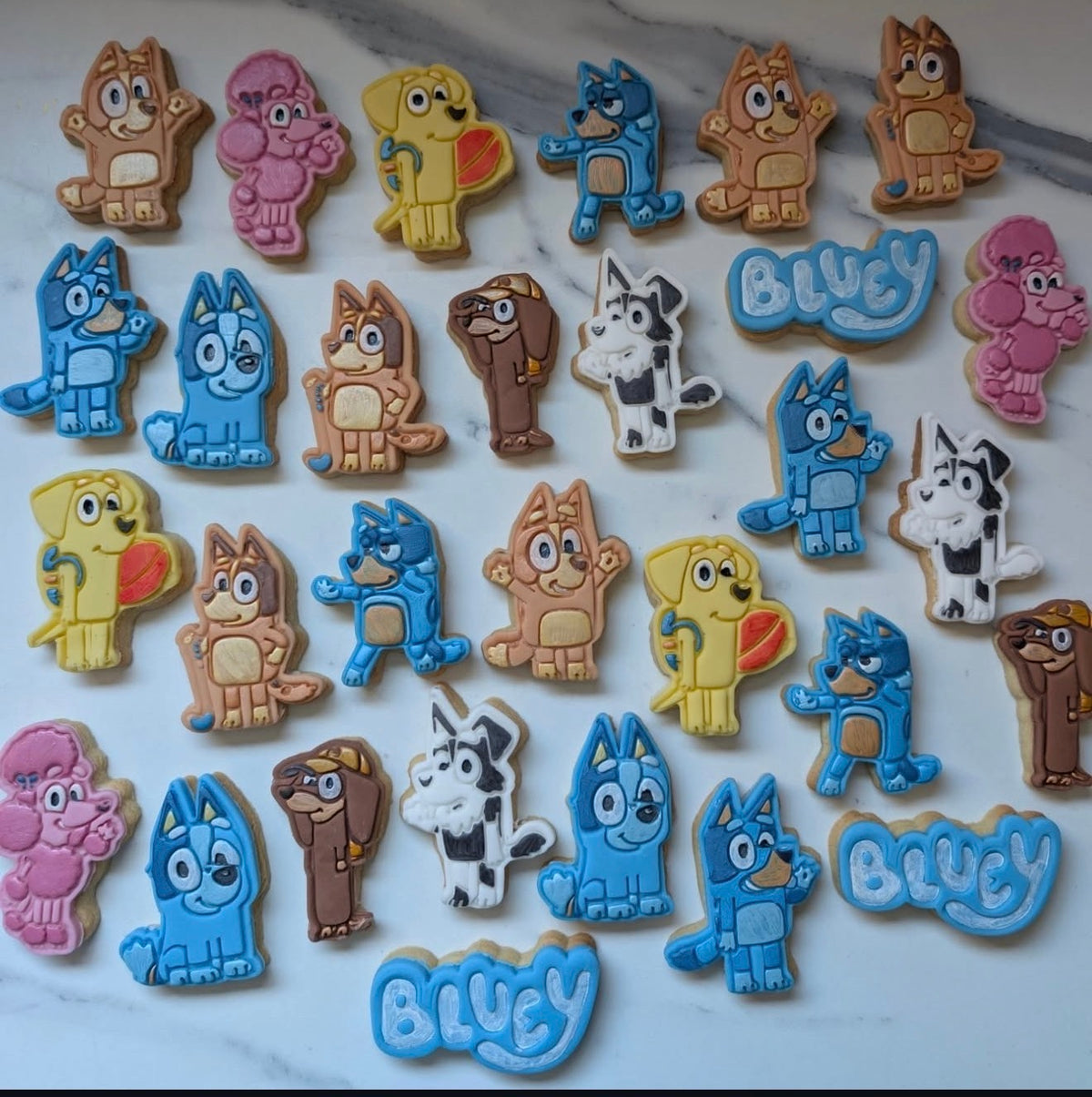 Bluey and Friends-Inspired Embosser and Cookie Cutter Set – Delightful Baking Tools