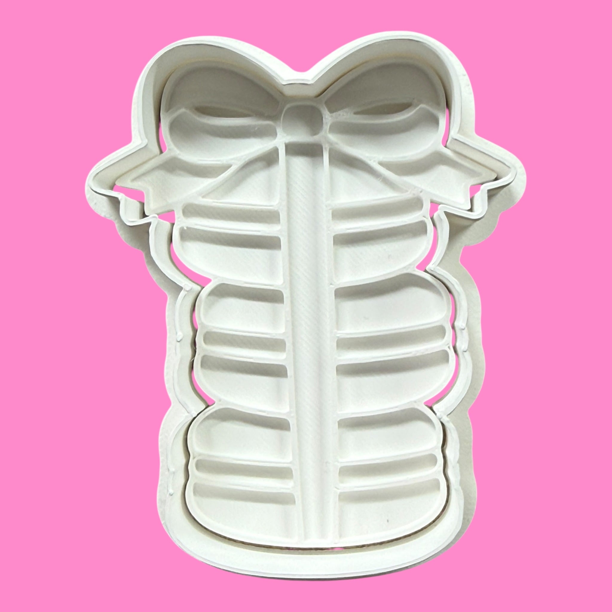 Macaron Tower with Bow Cookie Cutter | Elegant French Patisserie Design
