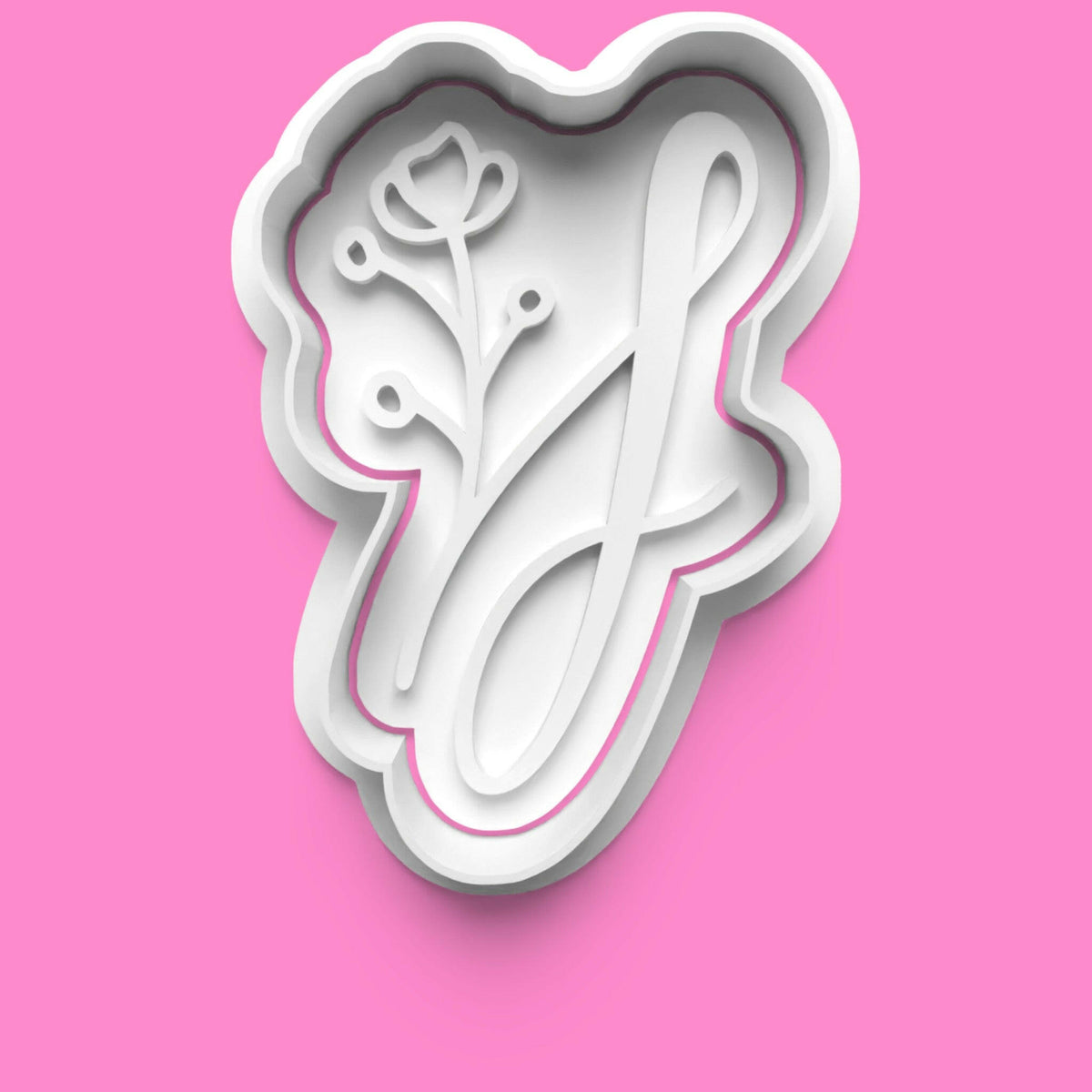 Floral Alphabet Cookie Cutter Set (A-Z) | Buy Individually or Full Set | PLA.