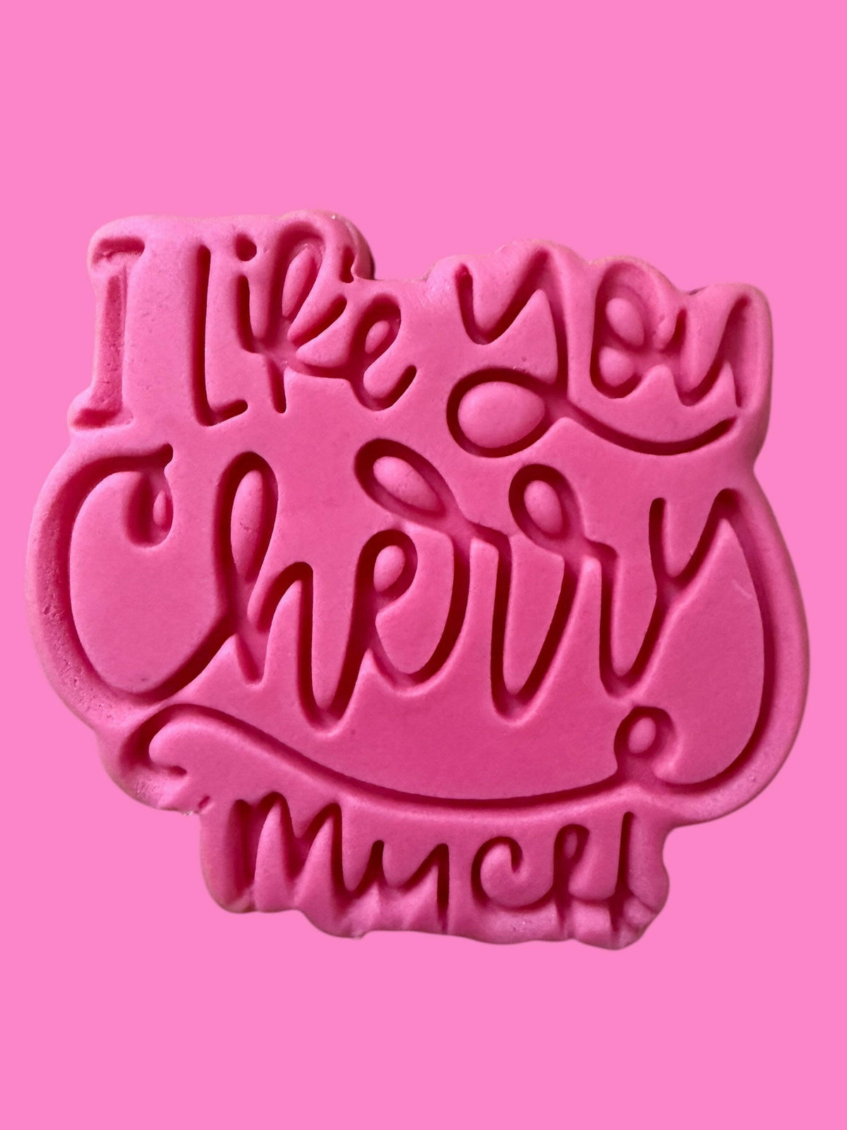 I Like You Cheerry Much Cookie Cutter & Stamp Set (8cm) | Birthday Baking | PLA.