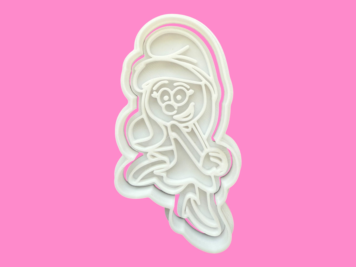 Smurfs Theme Cookie Cutter & Embosser Stamp Set – Classic Cartoon Collection