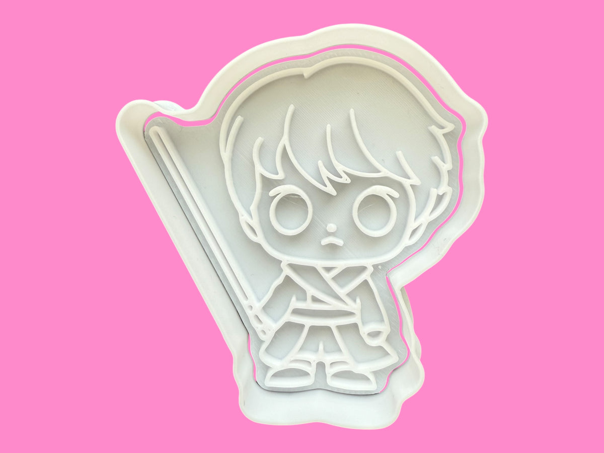 Baby Star Wars Characters – 11-Piece Cookie Cutter & Embosser Stamp Set (7–8cm)