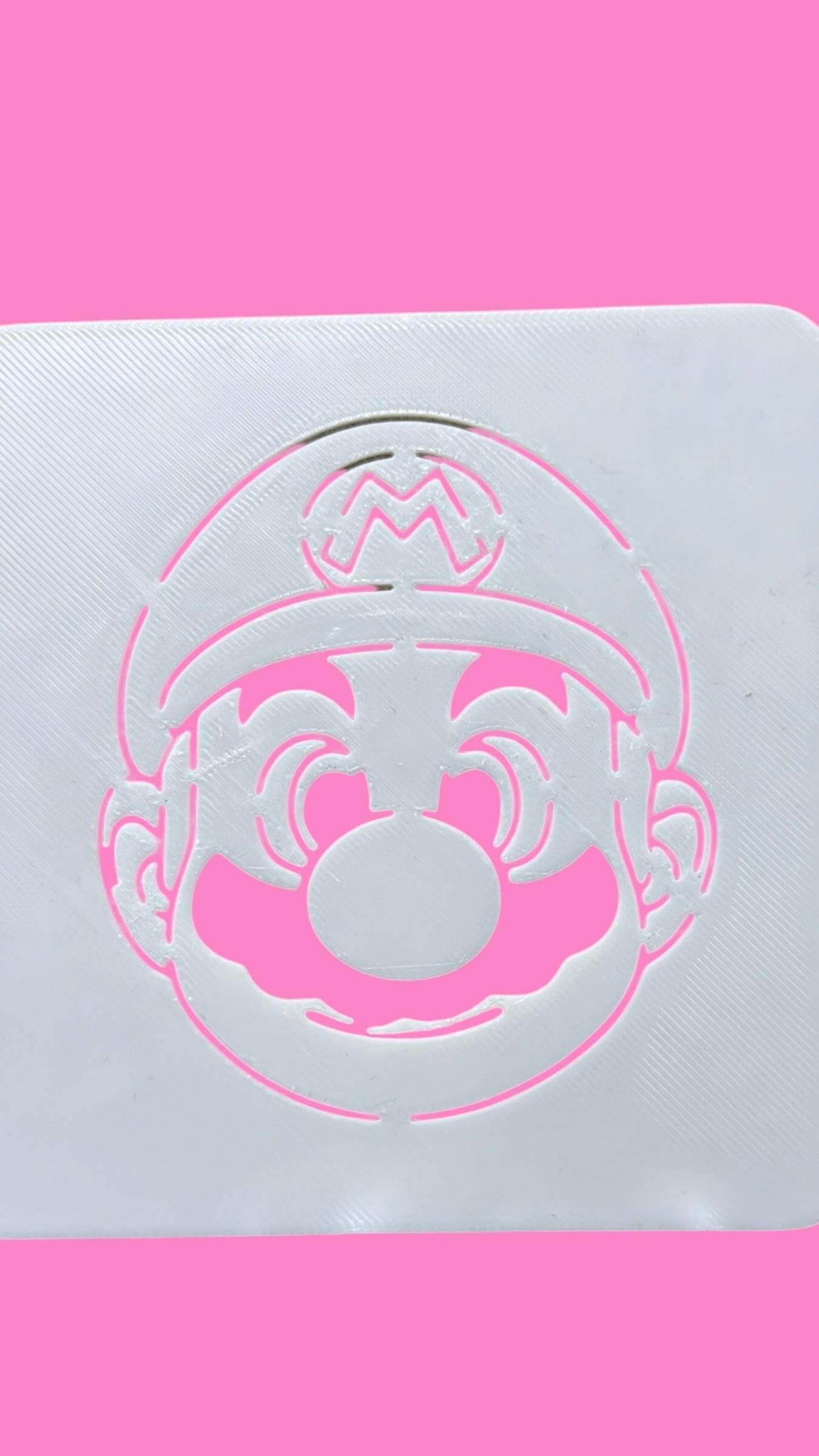 Super Mario Stencil | Cookie & Cake Decorating | PLA