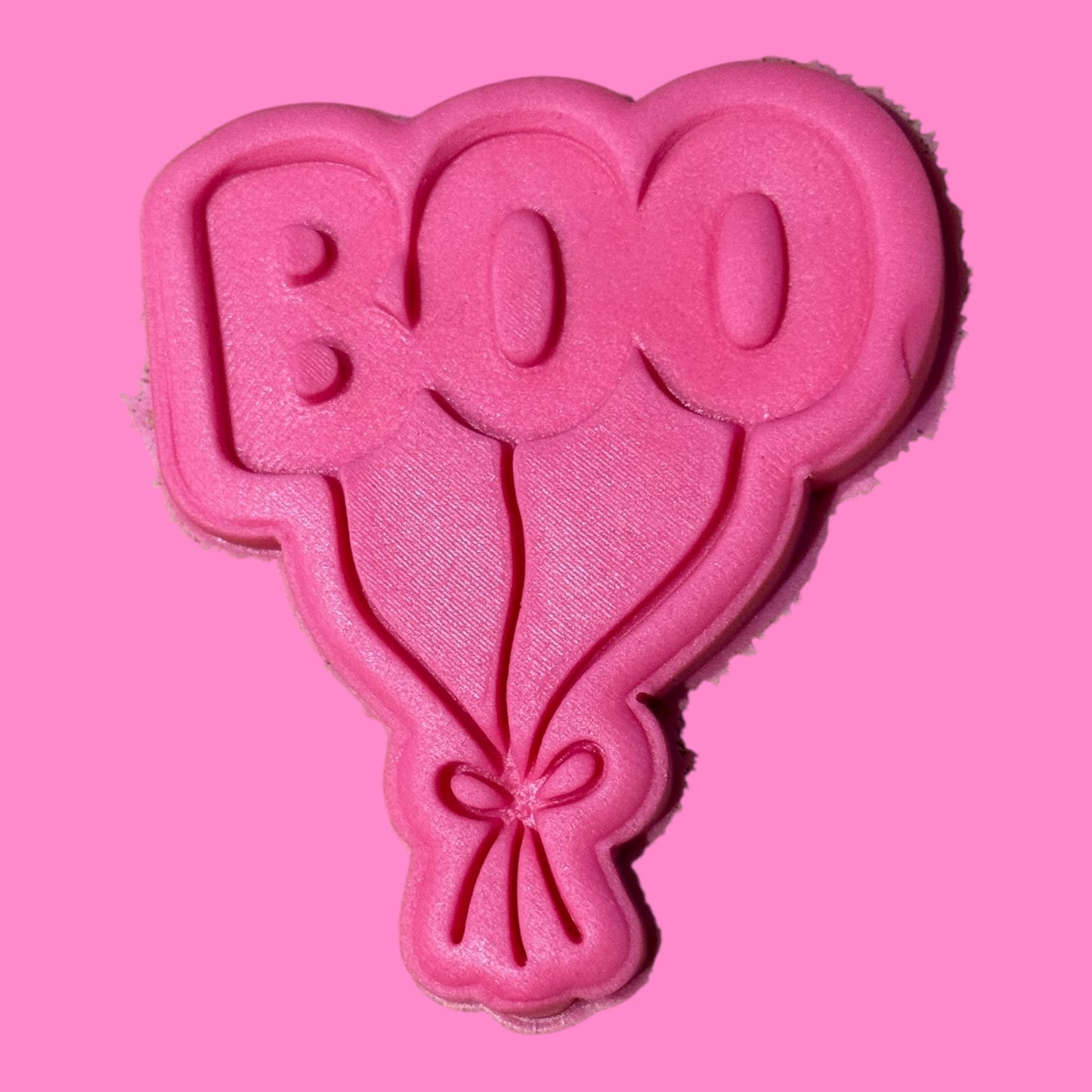 BOO Balloon Cookie Cutter & Embosser – Halloween Balloon Stamp