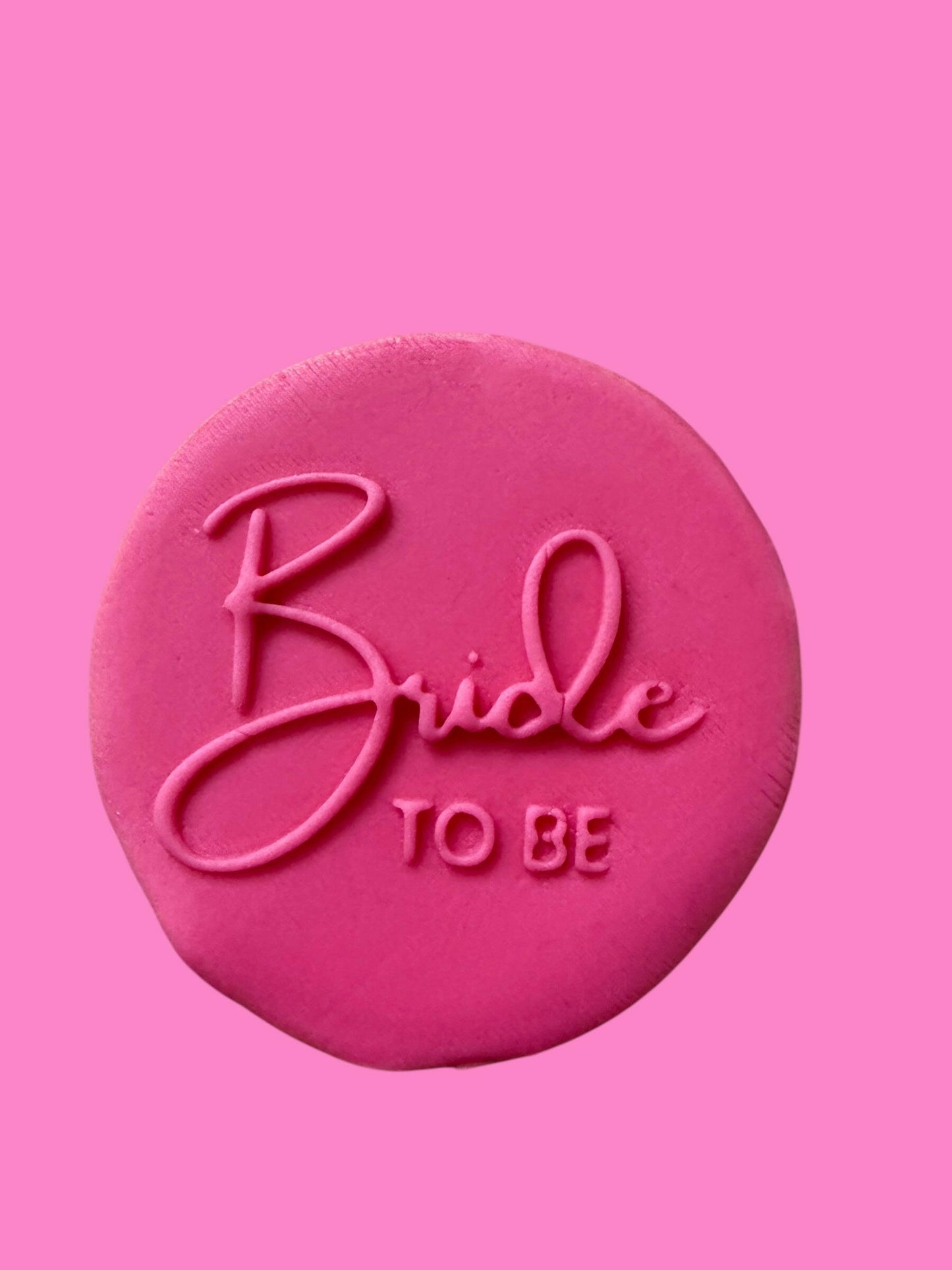 “Bride to Be” Cookie Cutter & Stamp | Bridal Shower Baking | PLA