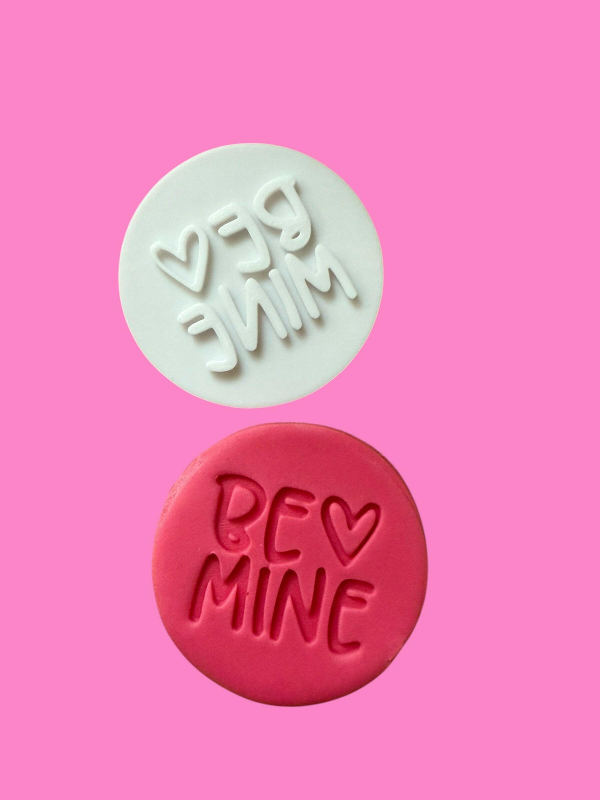 "Be Mine" Cookie Cutter & Stamp | Valentine’s Day Baking | PLA