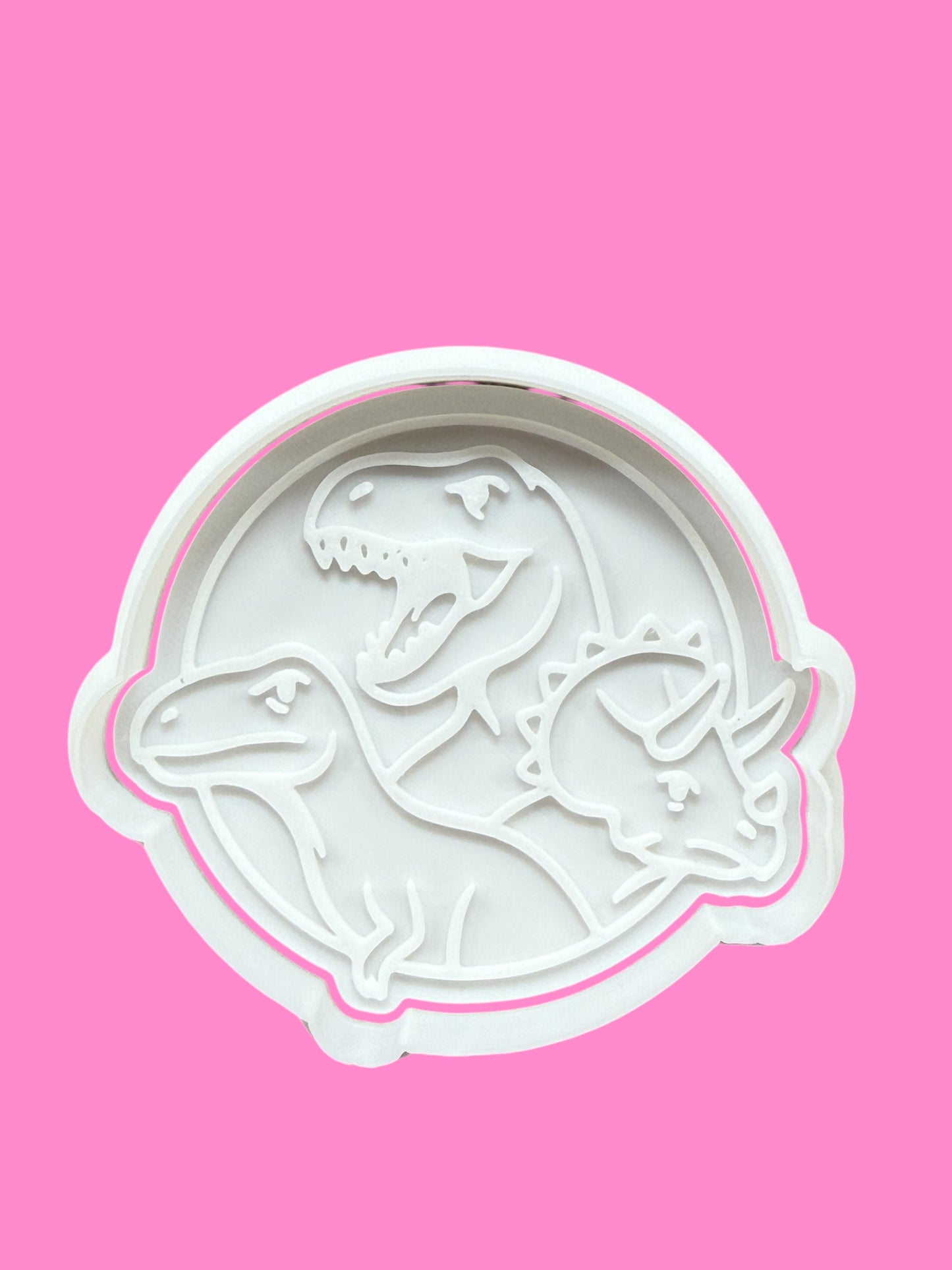 Dinosaur Cookie Cutter & Embosser – Roar-some Jurassic Baking Design