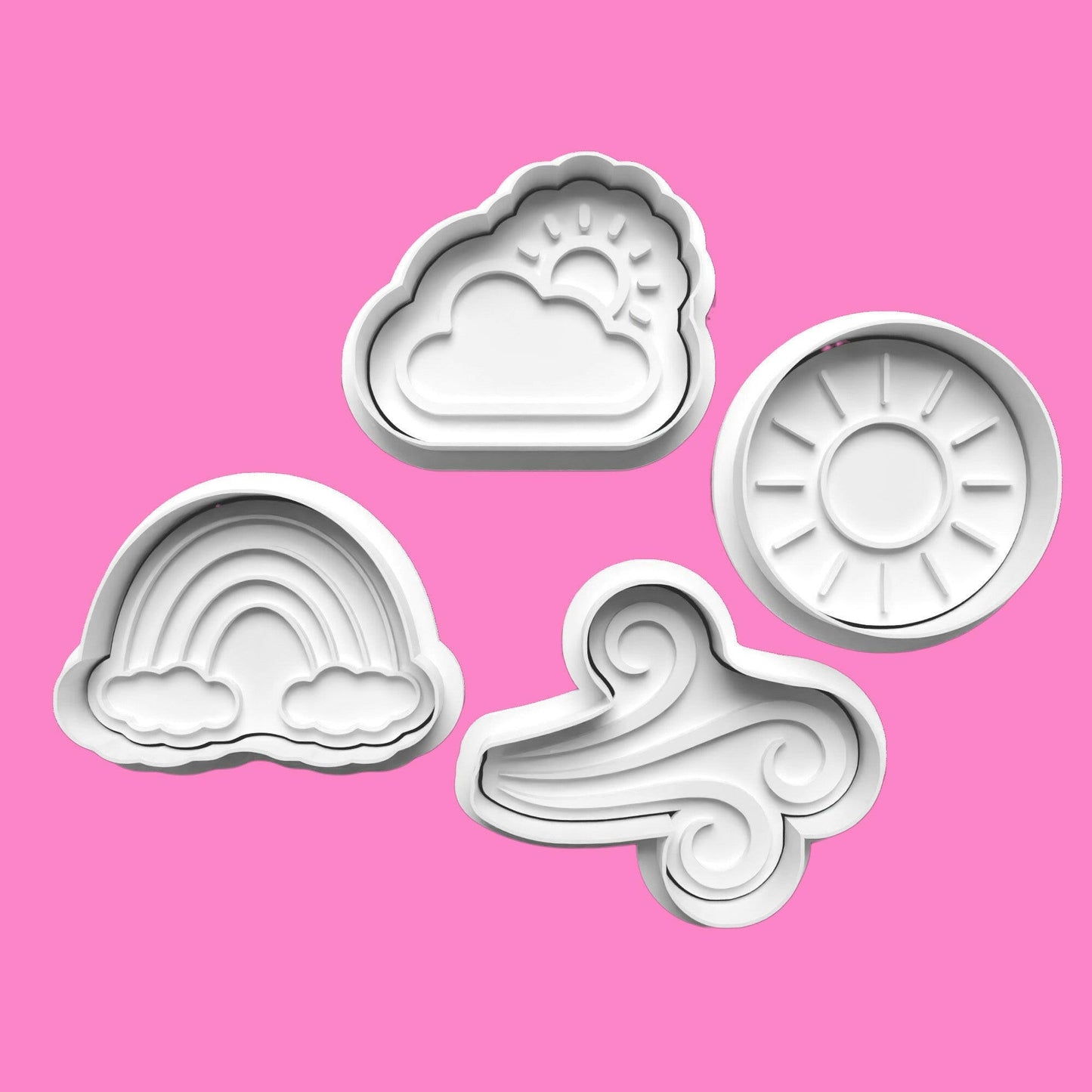 Weather Cutter and Embosser Set 7cm or 10cm sizes..