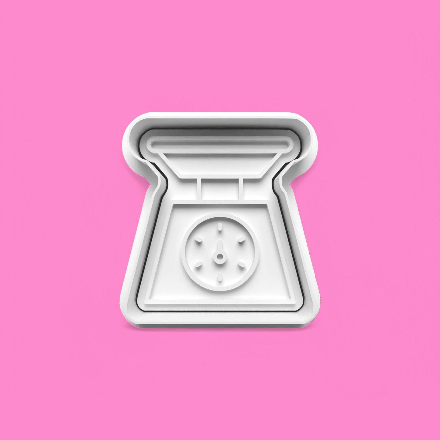 Baking Accessory-Themed Embosser and Cookie Cutter Set – Set of 4.