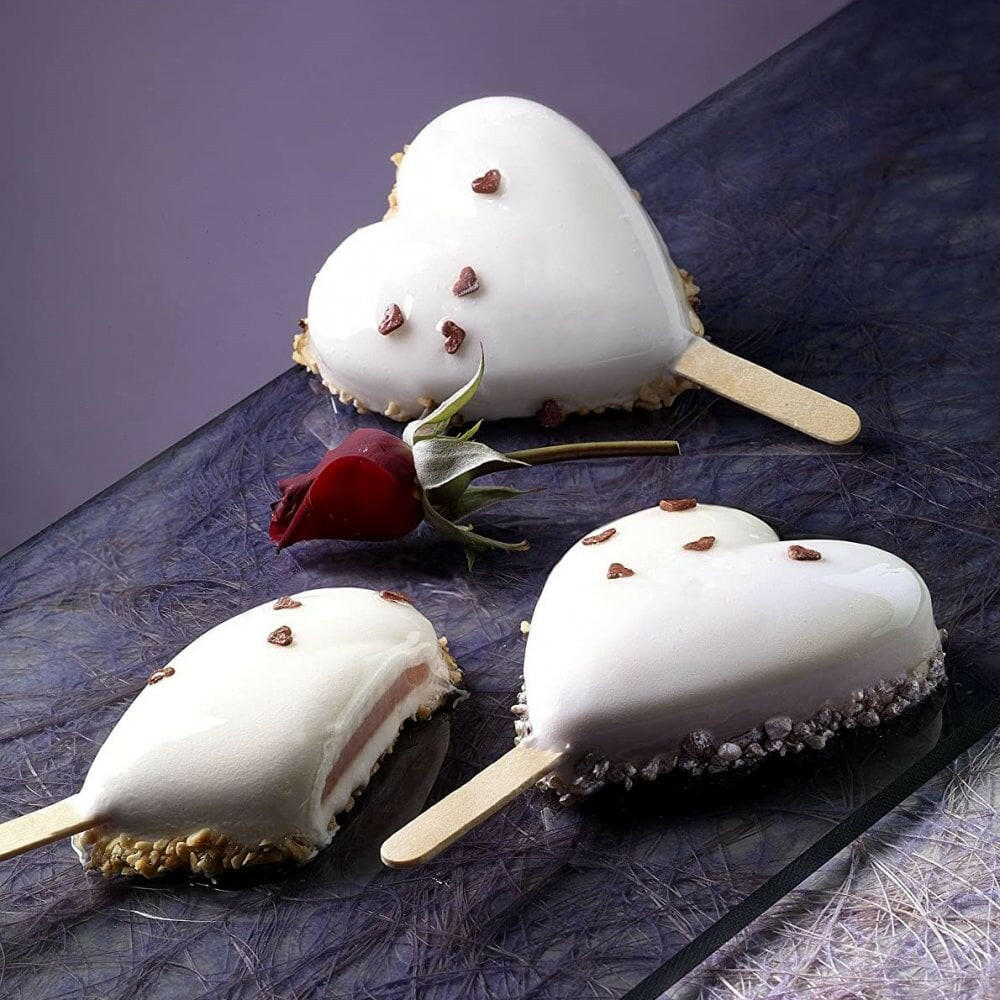 Heart Ice Cream Cakesicle Mould ..