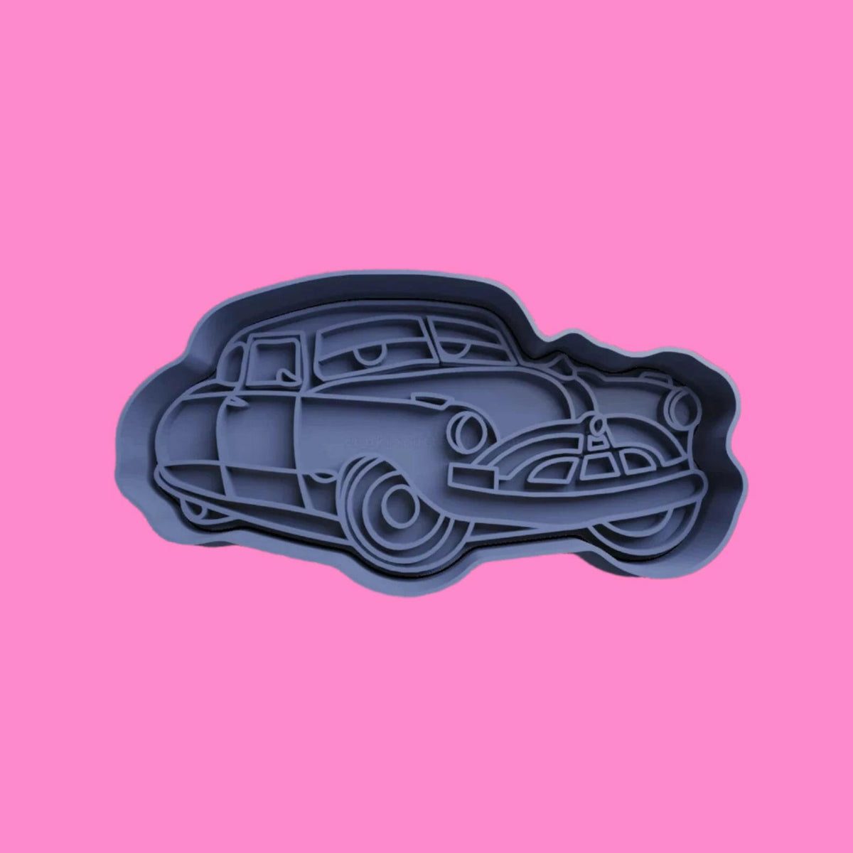 Cars Movie-Inspired Embosser and Cookie Cutter Set – 4-Piece Baking Tools.