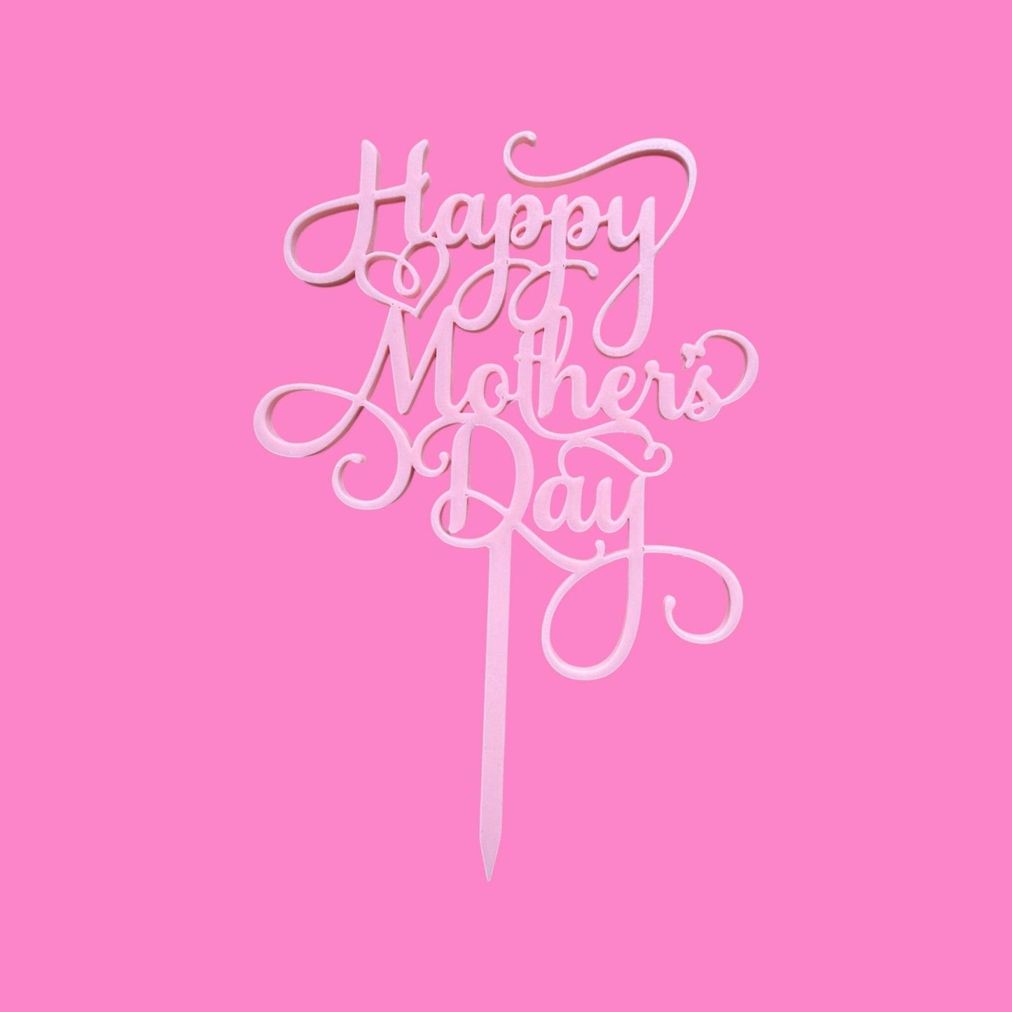 Happy Mother’s Day Cake & Cupcake Topper | Elegant Celebration Decor | PLA.