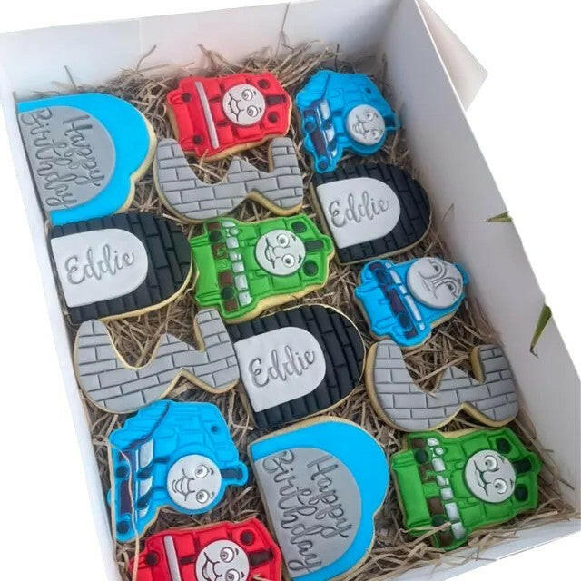 Thomas the Tank Engine-Inspired Embosser and Cookie Cutter Set – Set of 4.