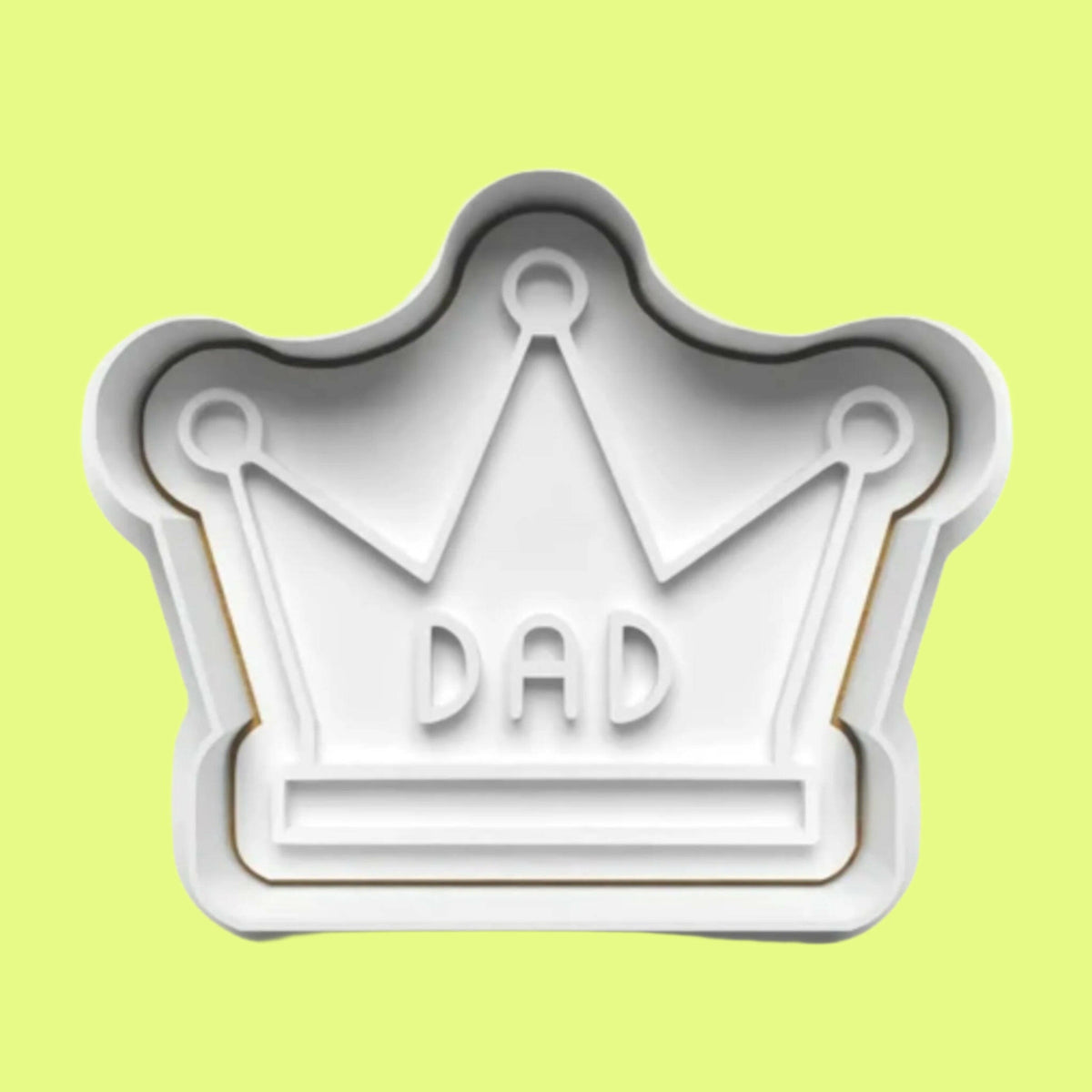 "Celebrate Father's Day with our handmade embosser and cookie cutter set, featuring 10 unique designs. Measures 8 cm..