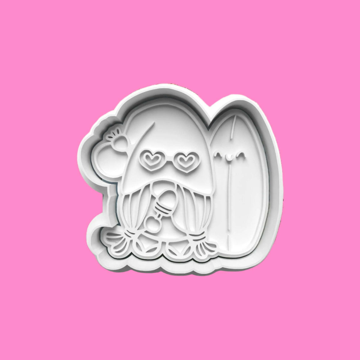 Gonk going on Holiday Cookie Cutter and Embosser Set of 4.