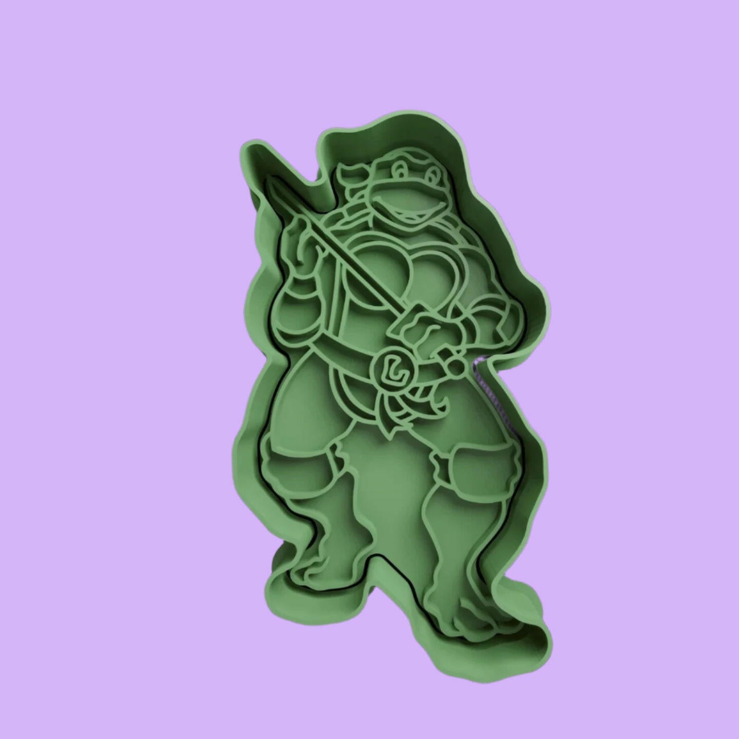 Teenage Mutant Ninja Turtles-Inspired Embosser and Cookie Cutter Set – 12-Piece Collection.