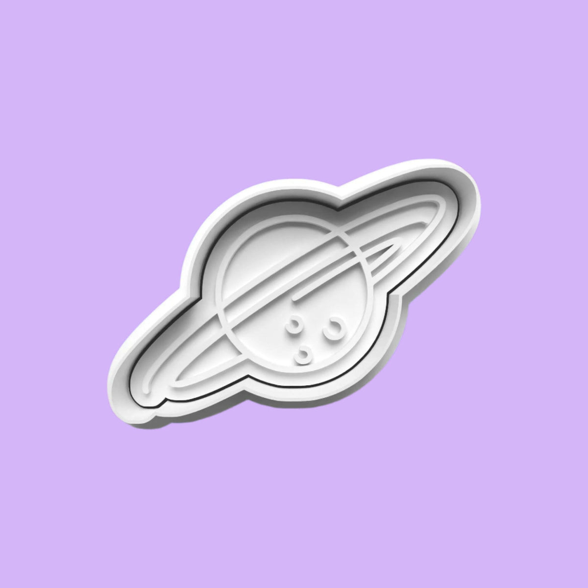 Space Astronaut Rocket Cookie Cutter and Embosser Stamp Set in 7cm or 10cm sizes..