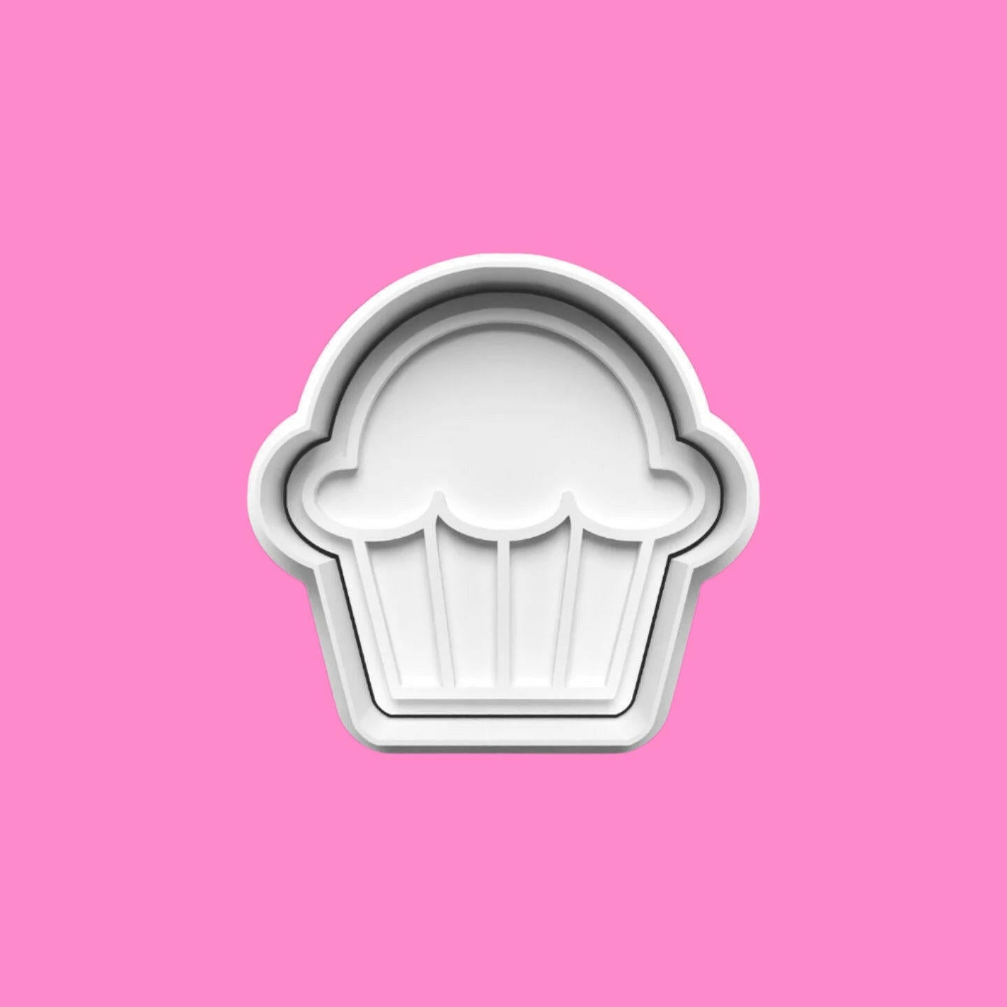 Pastry Cakes Cookie Cutter and Embosser Stamp Set in 7cm or 10cm sizes..